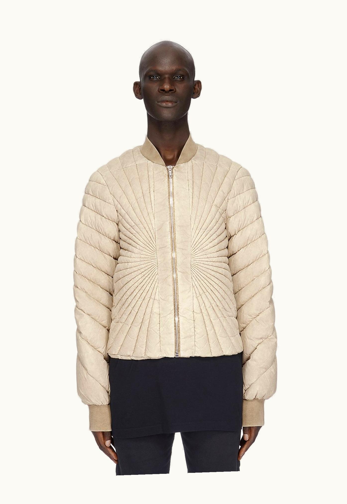 Rick Owens Moncler + Rick Owens FW23 Radiance Flight Jkt In Dirt Nylon