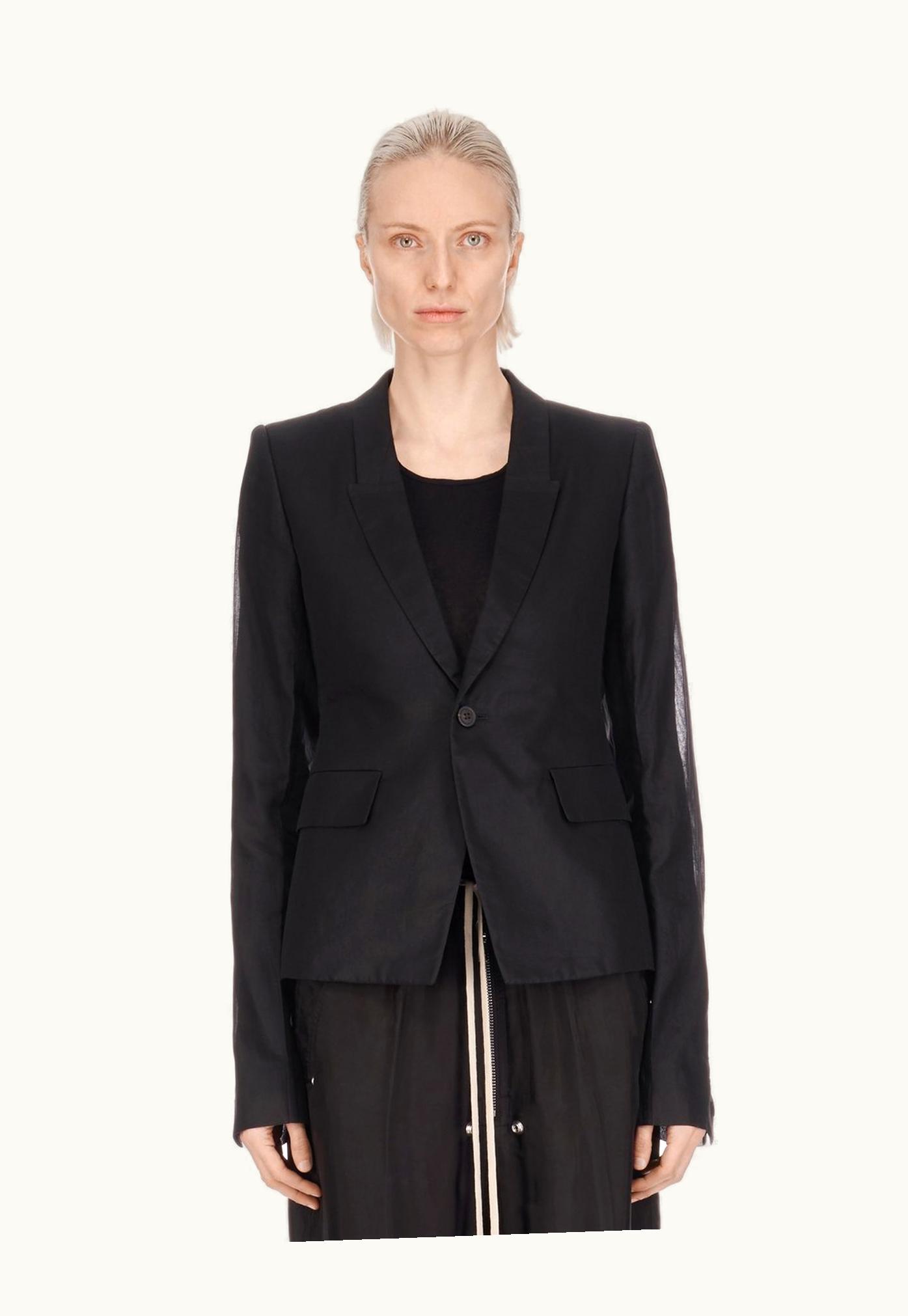 Rick Owens Rick Owens SS24 Lido 60cm Soft In Black Cotton Organdy