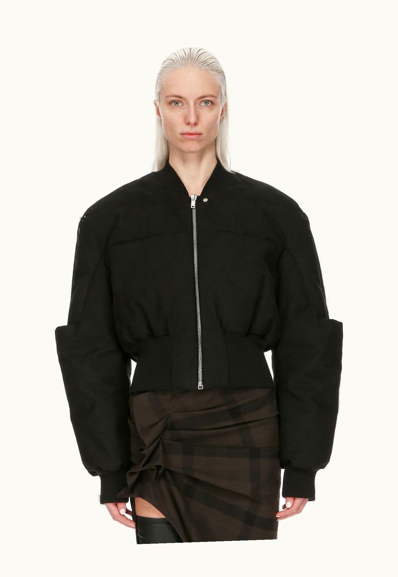 Rick Owens Rick Owens FW23 Luxor Girdered Bomber Cropped In Heavy Moleskin