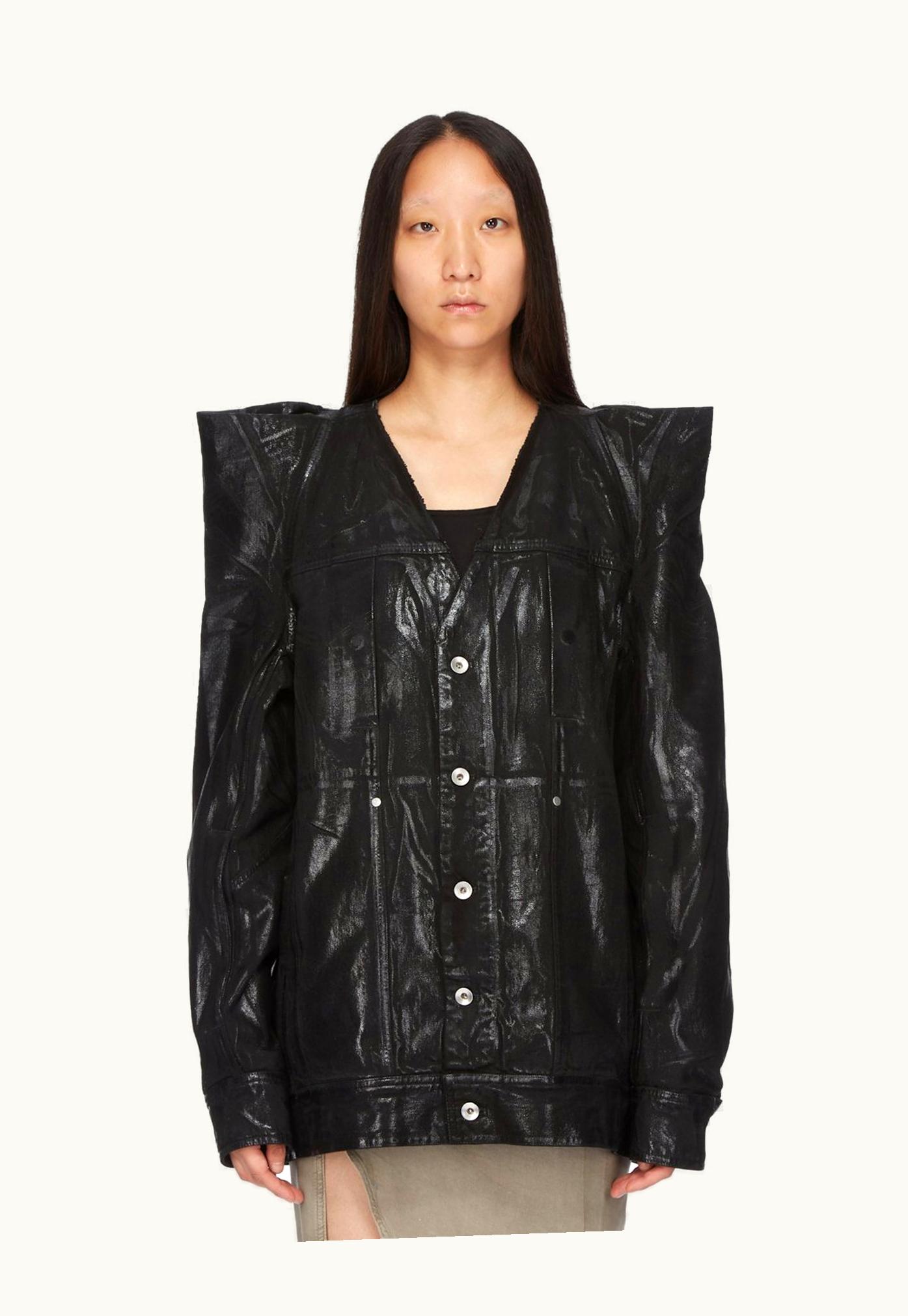 Rick Owens Rick Owens DRKSHDW SS24 Lido Tec Sky Denim Worker Jacket