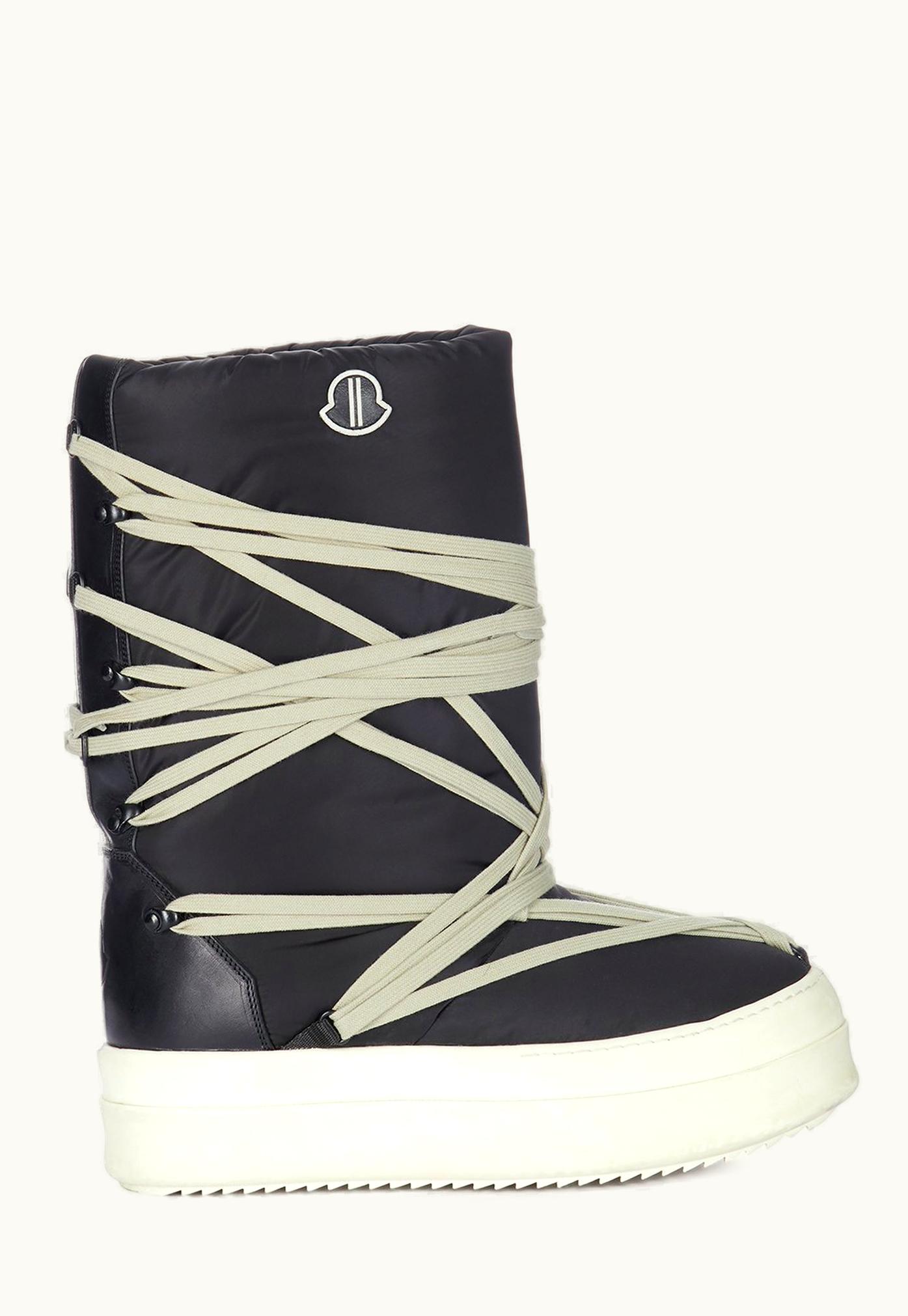 Rick Owens Moncler + Rick Owens FW23 Bigrocks In Black Heavy Nylon