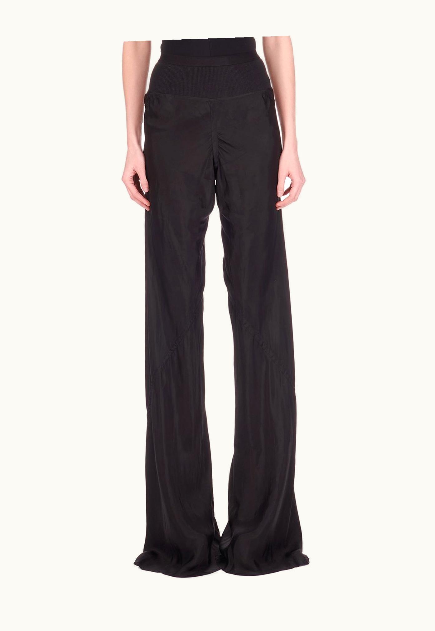 Rick Owens Rick Owens SS24 Lido Jumbo Bias In Black Cupro Japonette