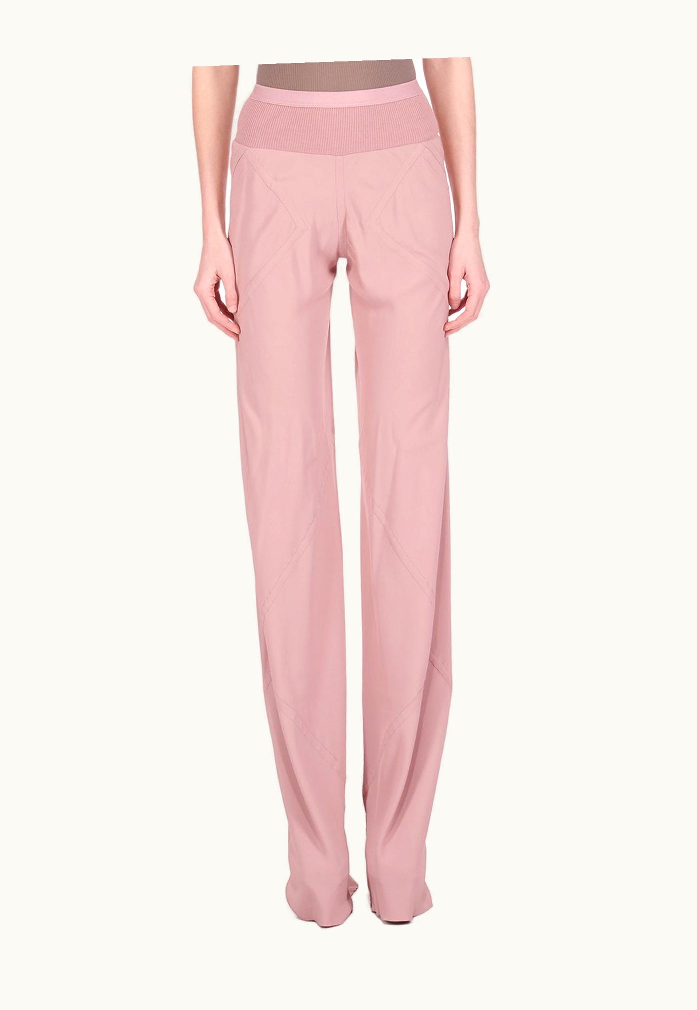 Rick Owens Rick Owens SS24 Lido Bias In Dusty Pink Cocoon Crepe