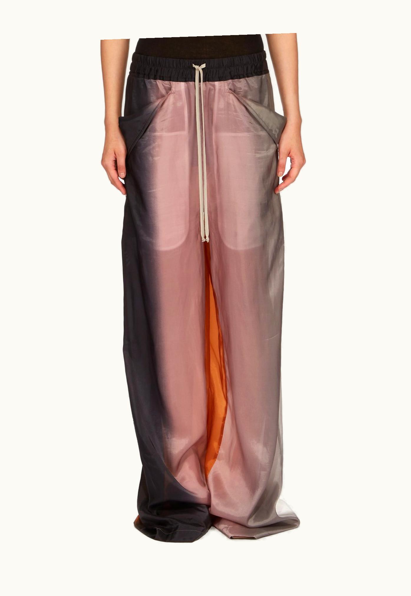 Rick Owens Rick Owens SS24 Lido Degrade Cupro Wide Leg Pants