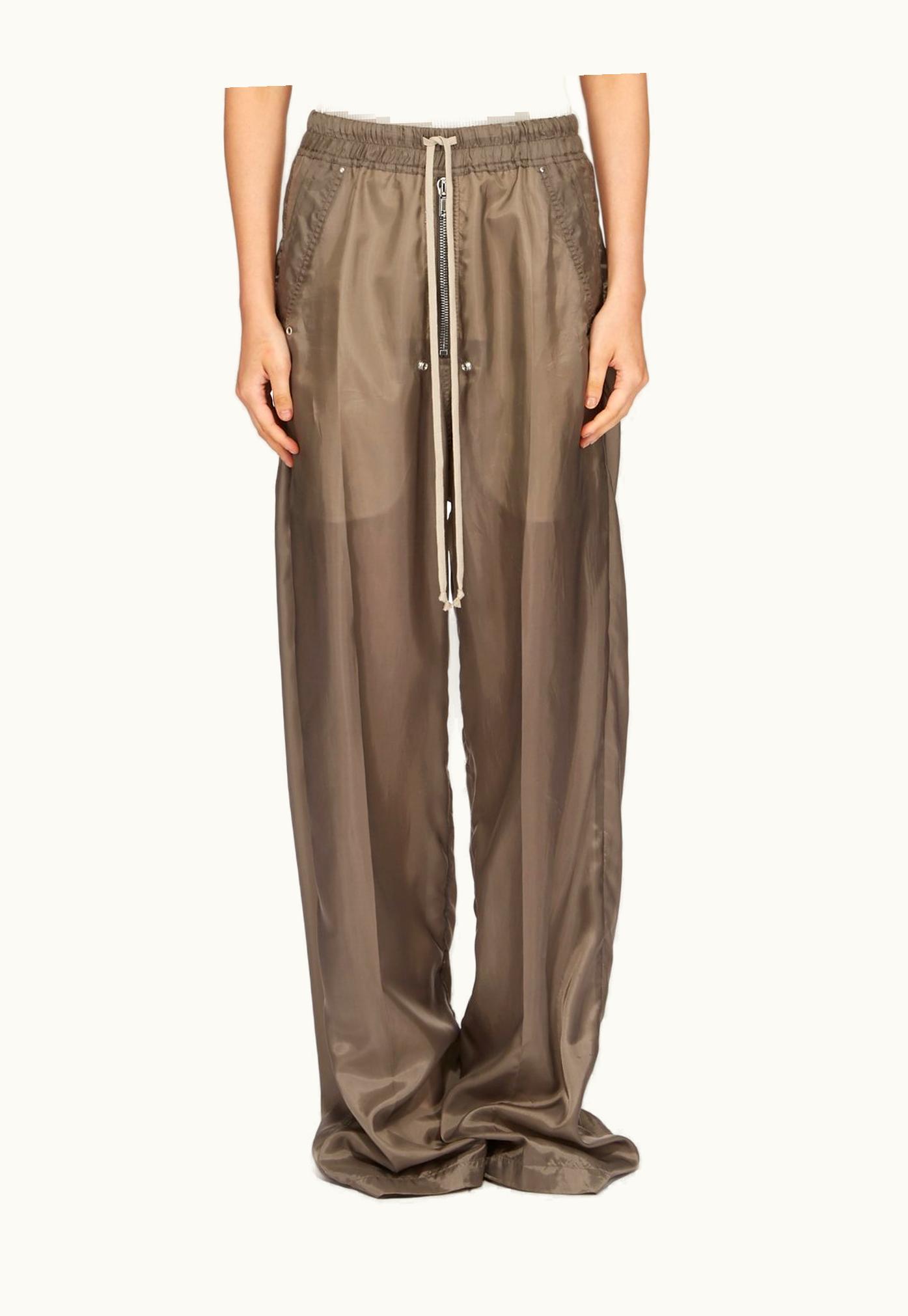 Rick Owens Rick Owens SS24 Lido Drawstring Geth Belas In Dust Cupro Japonette