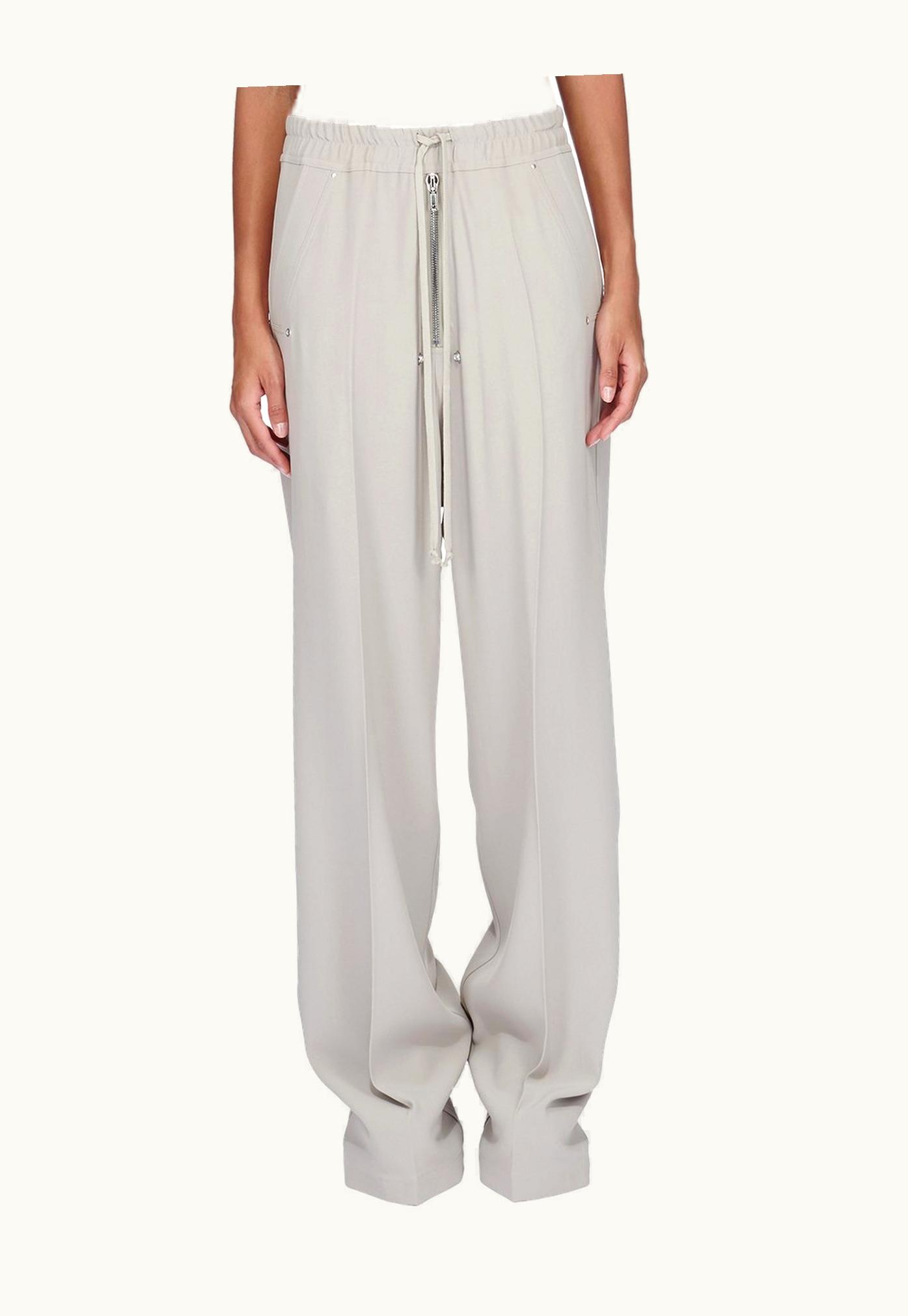 Rick Owens Rick Owens FW23 Luxor Drawstring Geth Belas In Pearl Heavy Cady