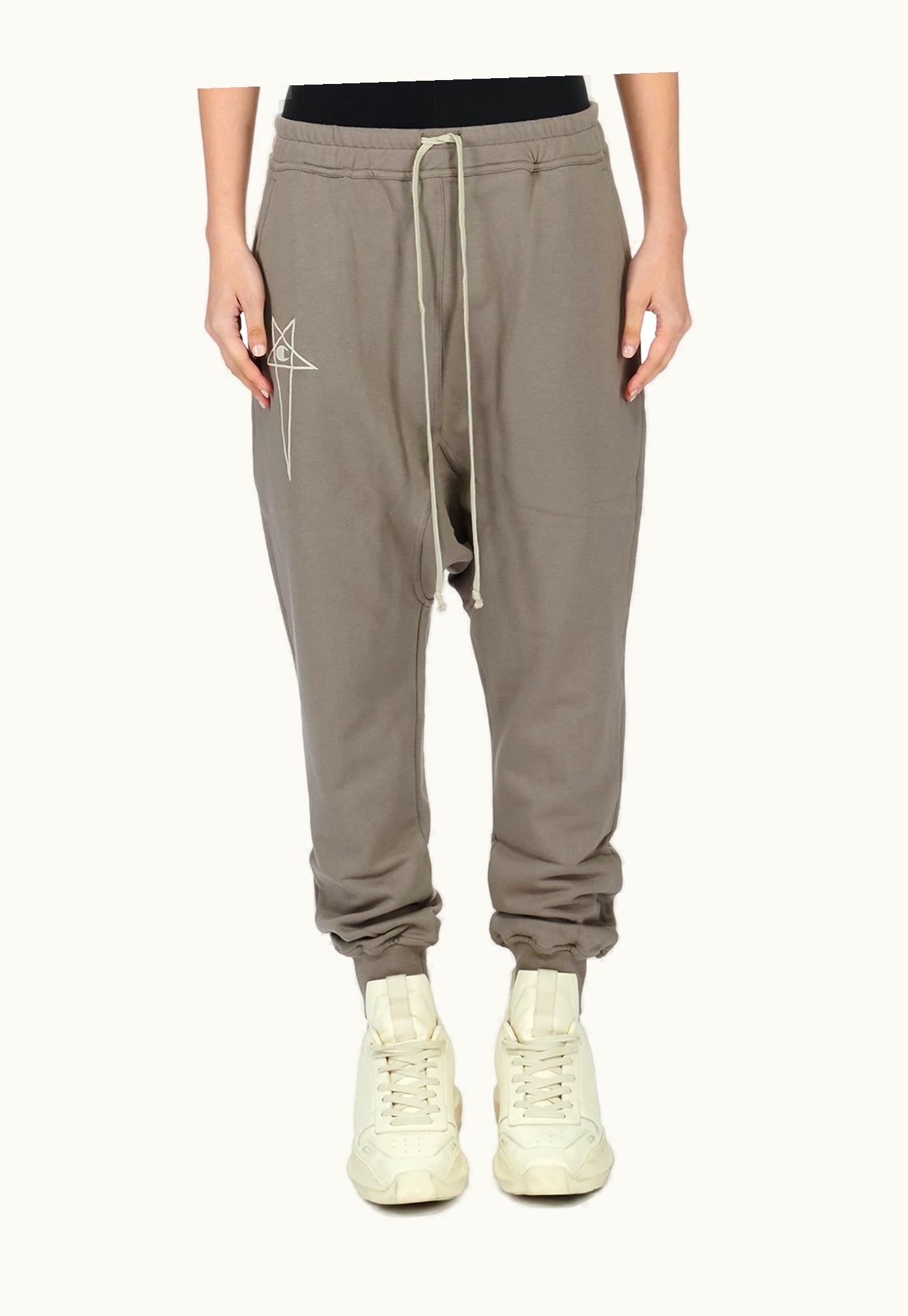 Rick Owens Champion X Rick Owens Prisoner Drawstring In Compact Cotton Felpa