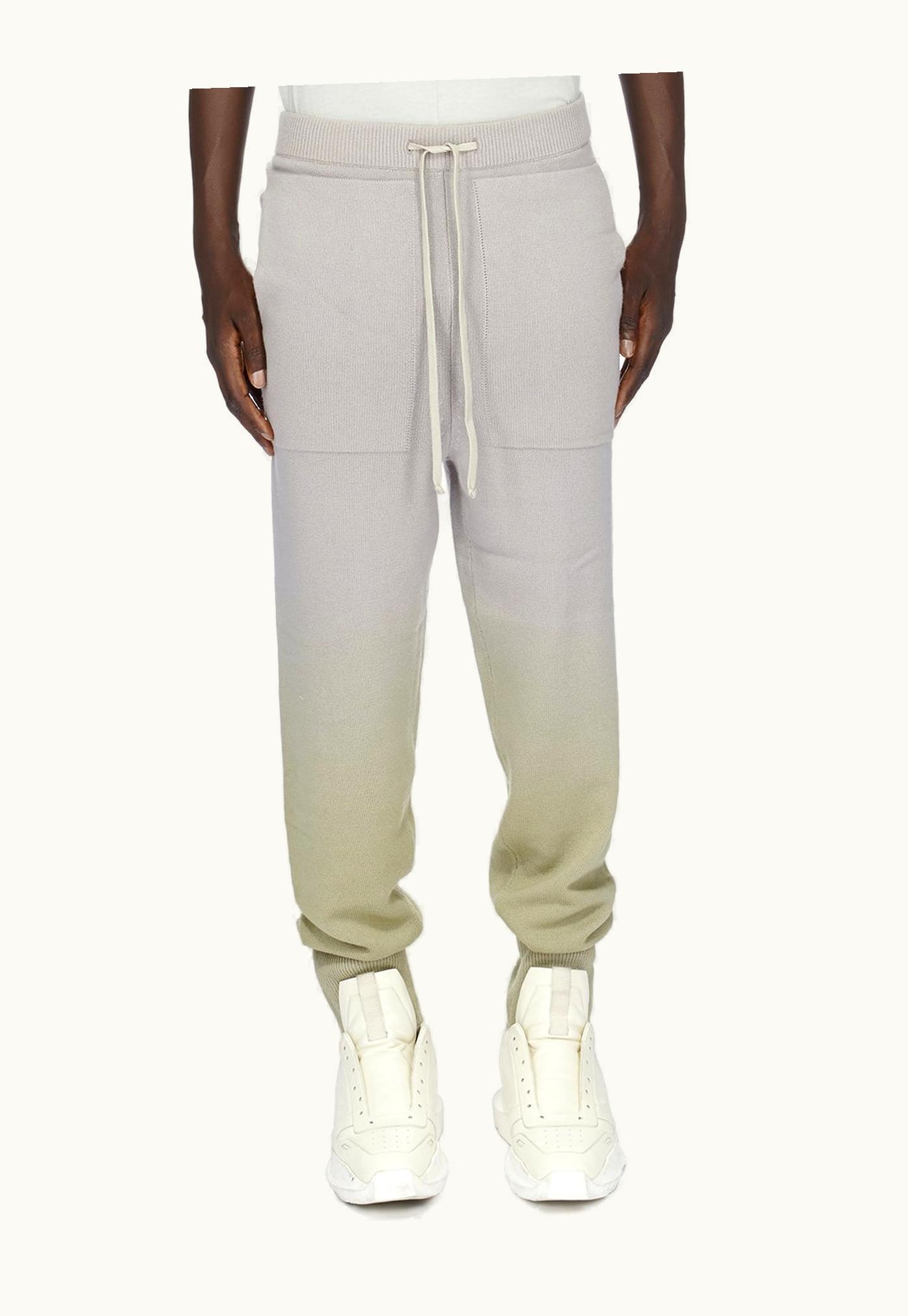 Rick Owens Moncler + Rick Owens FW23 Joggers In Degrade Cashmere Knit