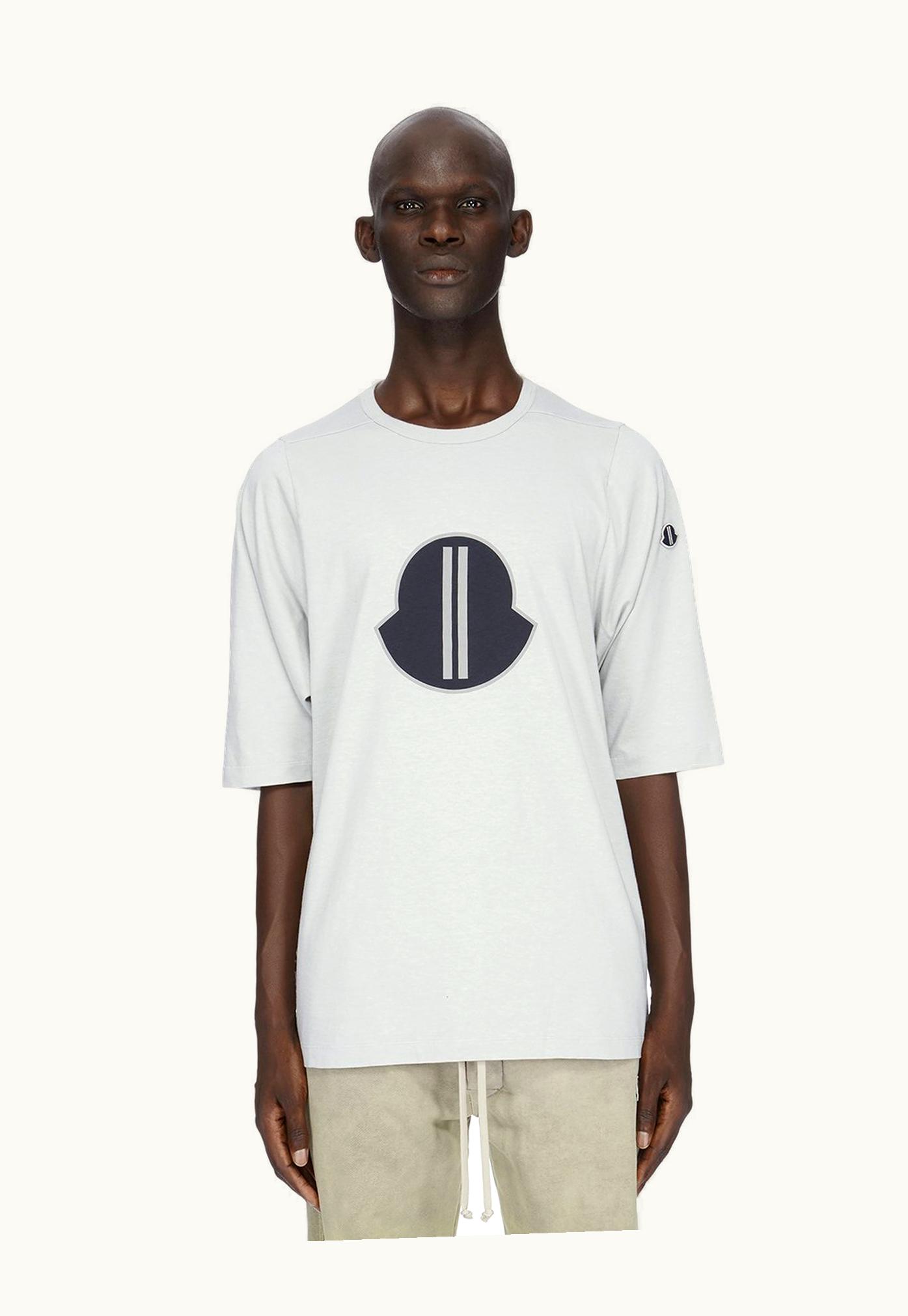 Rick Owens Moncler + Rick Owens FW23 SS Level T In Dirt Classic Cotton Jersey