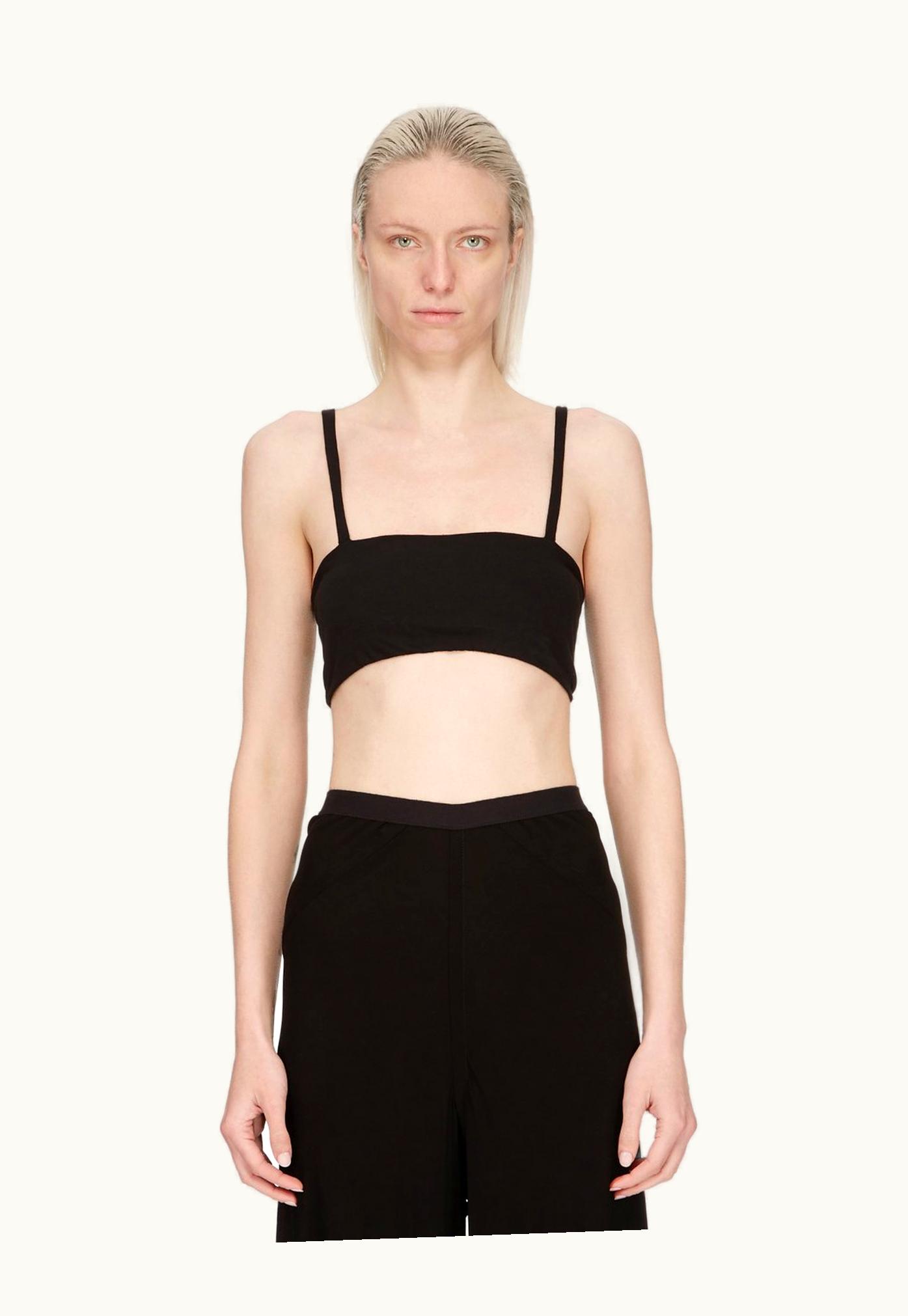 Rick Owens Rick Owens SS24 Lido Bandeau In Black Classic Cotton Jersey