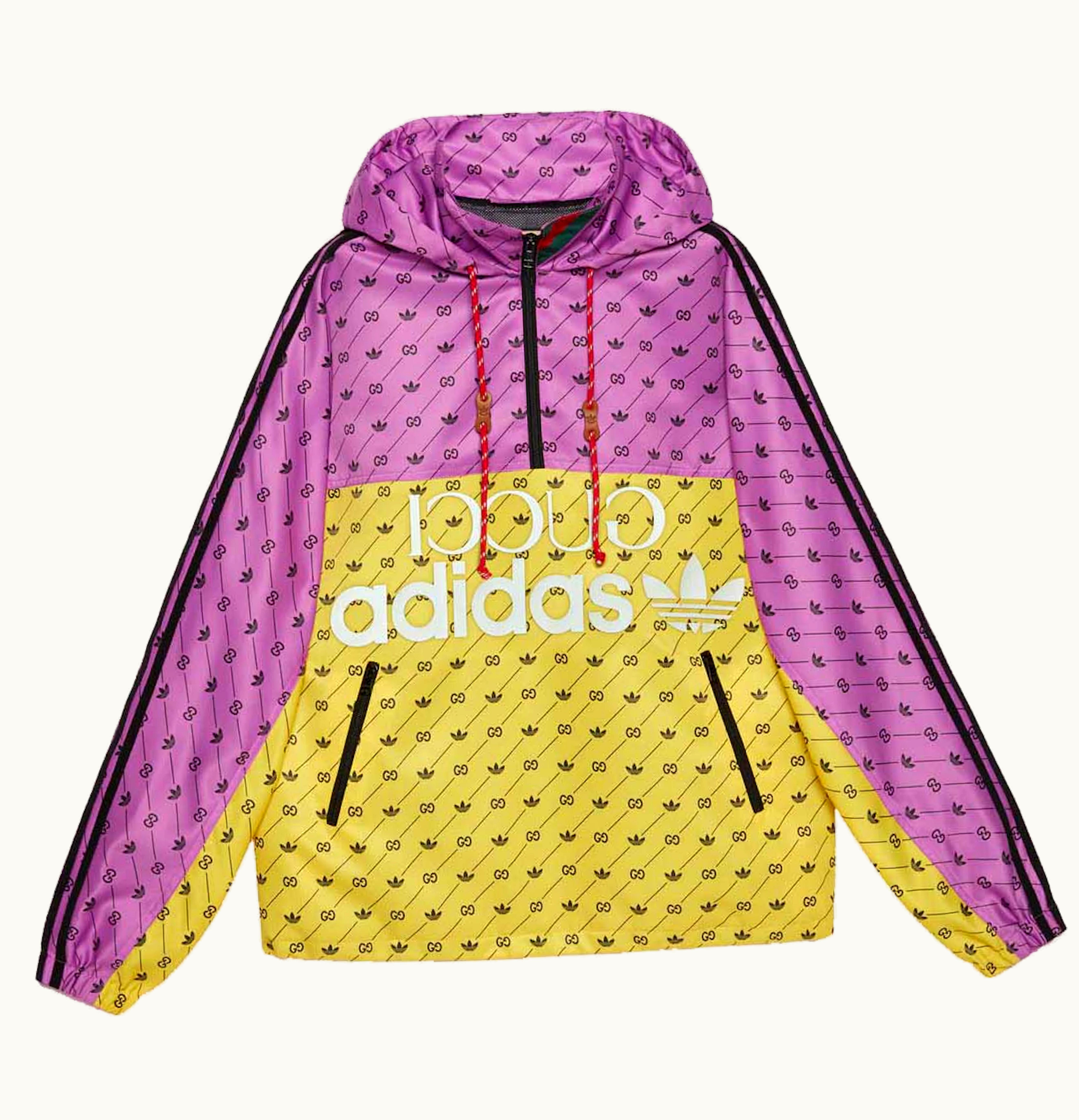 Gucci Gucci x adidas Bomber Jacket Yellow Purple