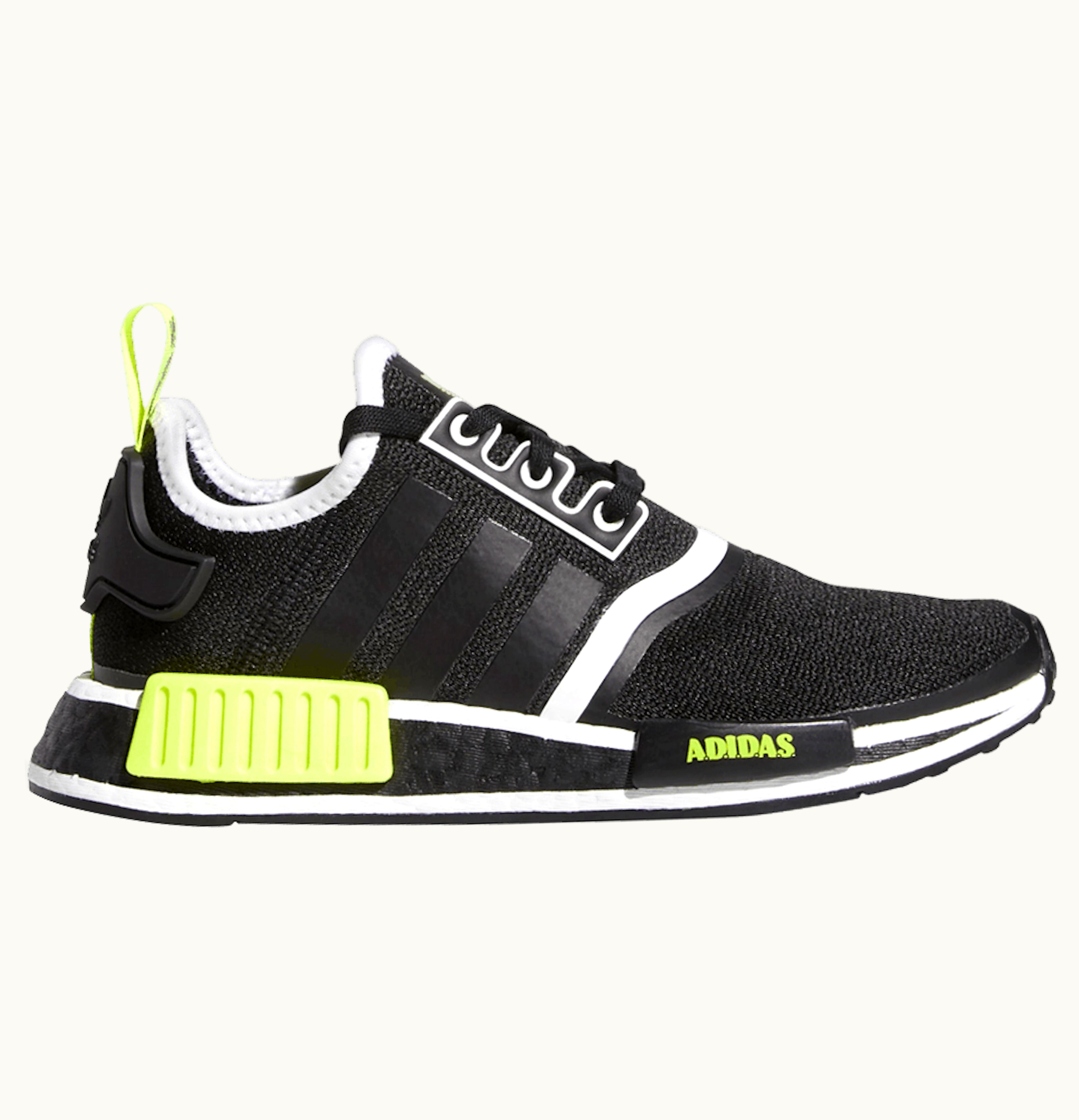 Adidas adidas NMD R1 Black Solar Yellow GS