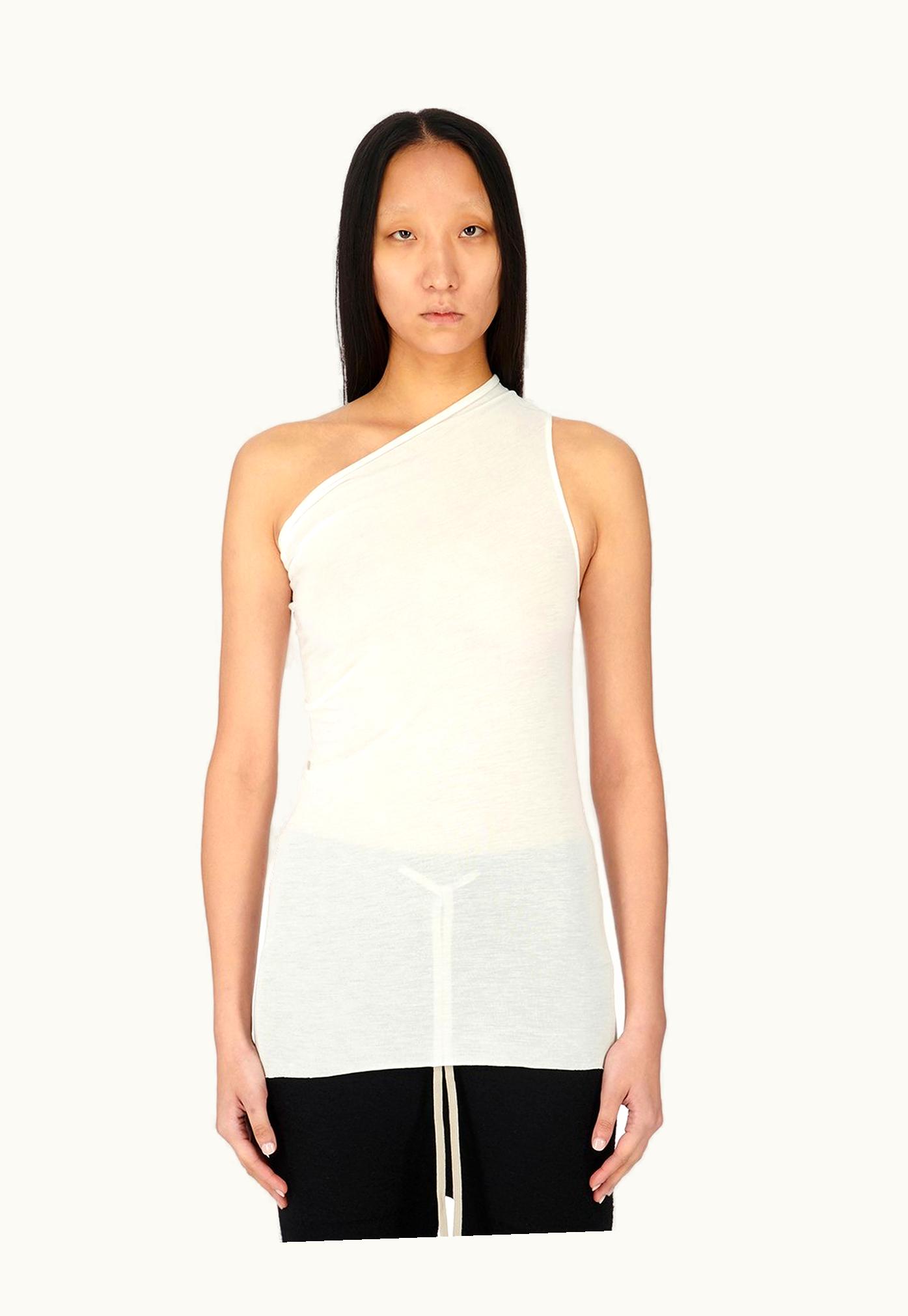 Rick Owens Rick Owens FW23 Luxor Athena T In Milk Viscose Silk Jersey