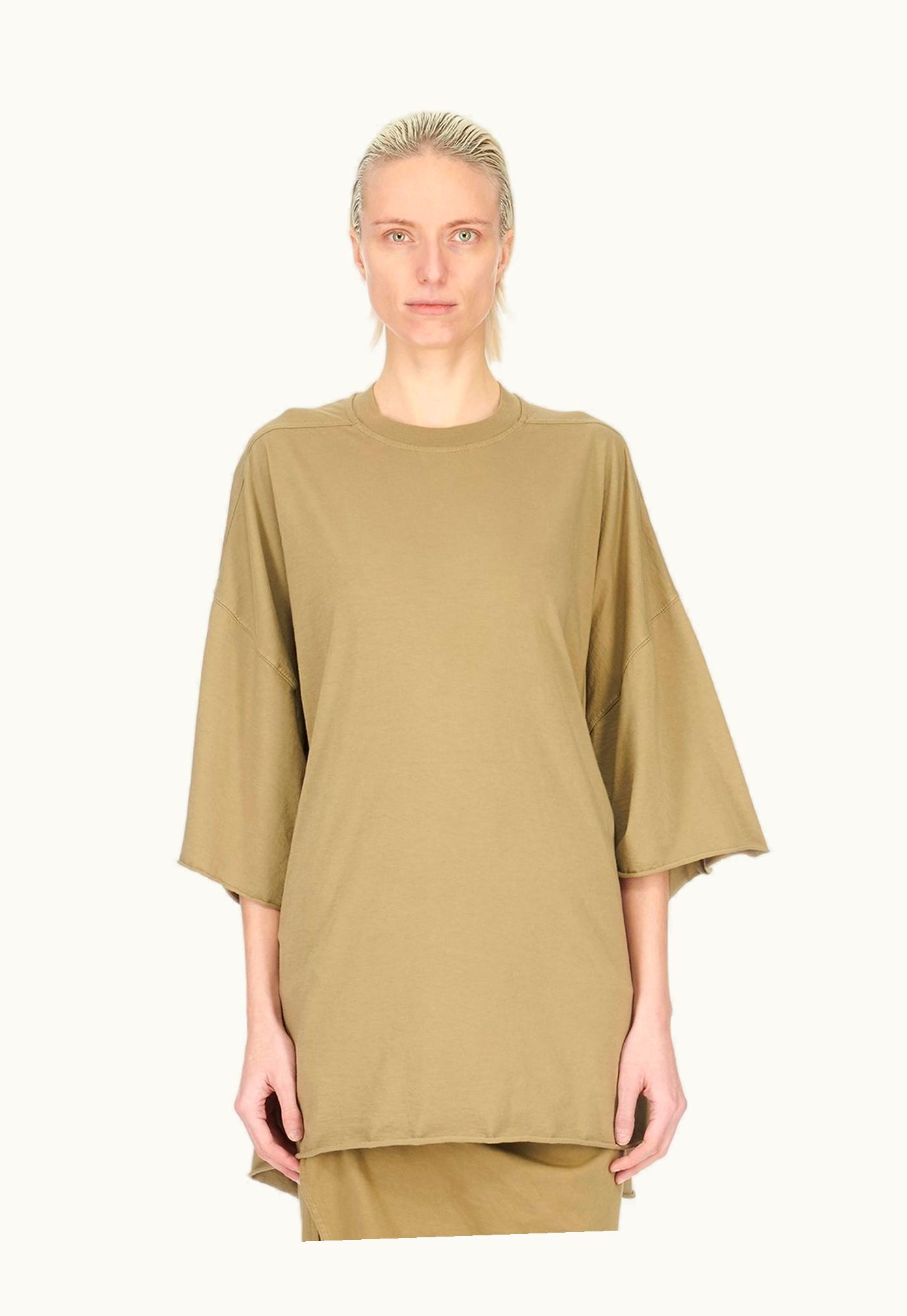 Rick Owens Rick Owens DRKSHDW FW23 Luxor Tommy T In Pale Green Medium Weight Cotton Jersey