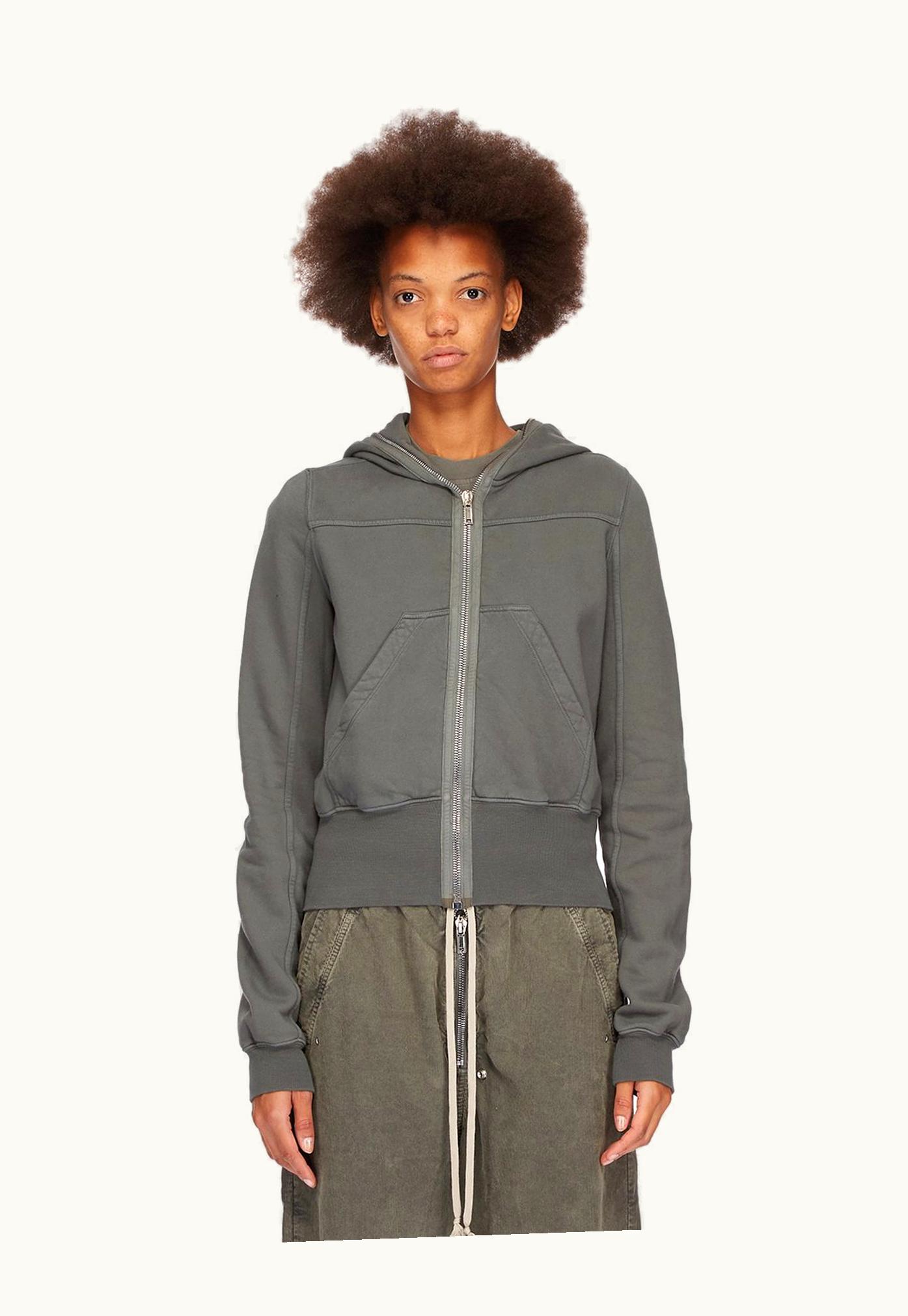 Rick Owens Rick Owens DRKSHDW FW23 Luxor Small Gimp Hoodie In Hustelr Blue Furka Heavy Sweatshirt