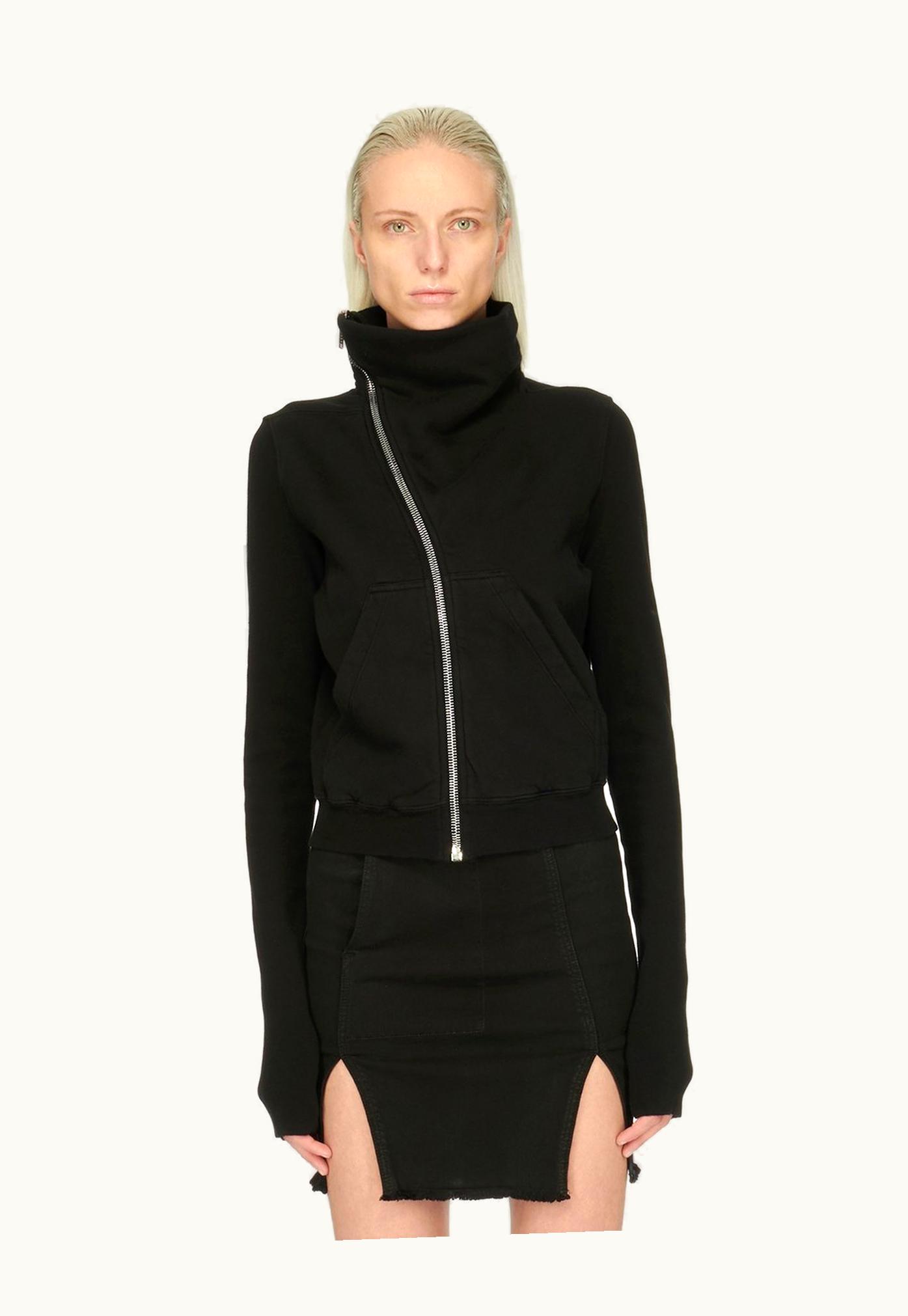 Rick Owens Rick Owens DRKSHDW FW23 Luxor Mountain Sweat In Black Furka Heavy Sweatshirt