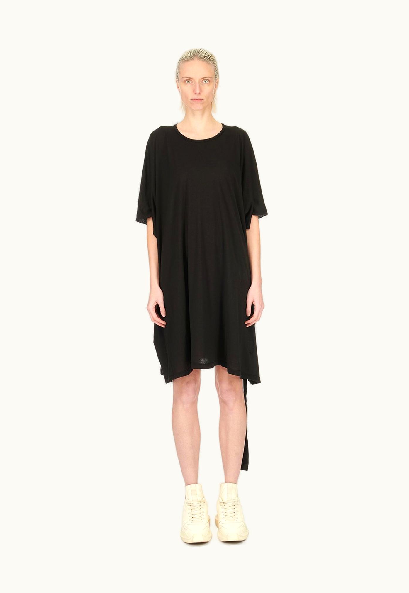 Rick Owens Rick Owens DRKSHDW FW23 Luxor Minerva T Organic Cotton Gauze Jersey Top in Black