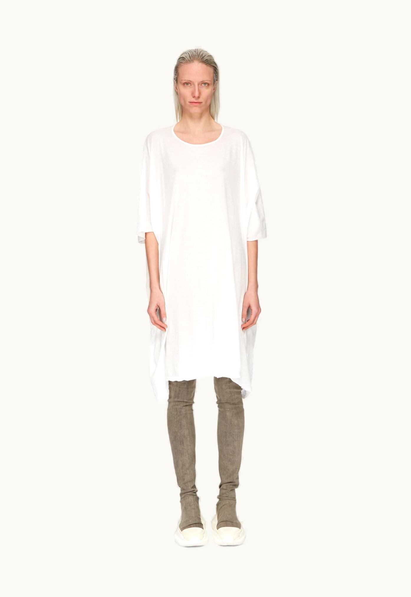 Rick Owens Rick Owens FW23 Luxor Minerva T In Milk Cotton Gauze Jersey