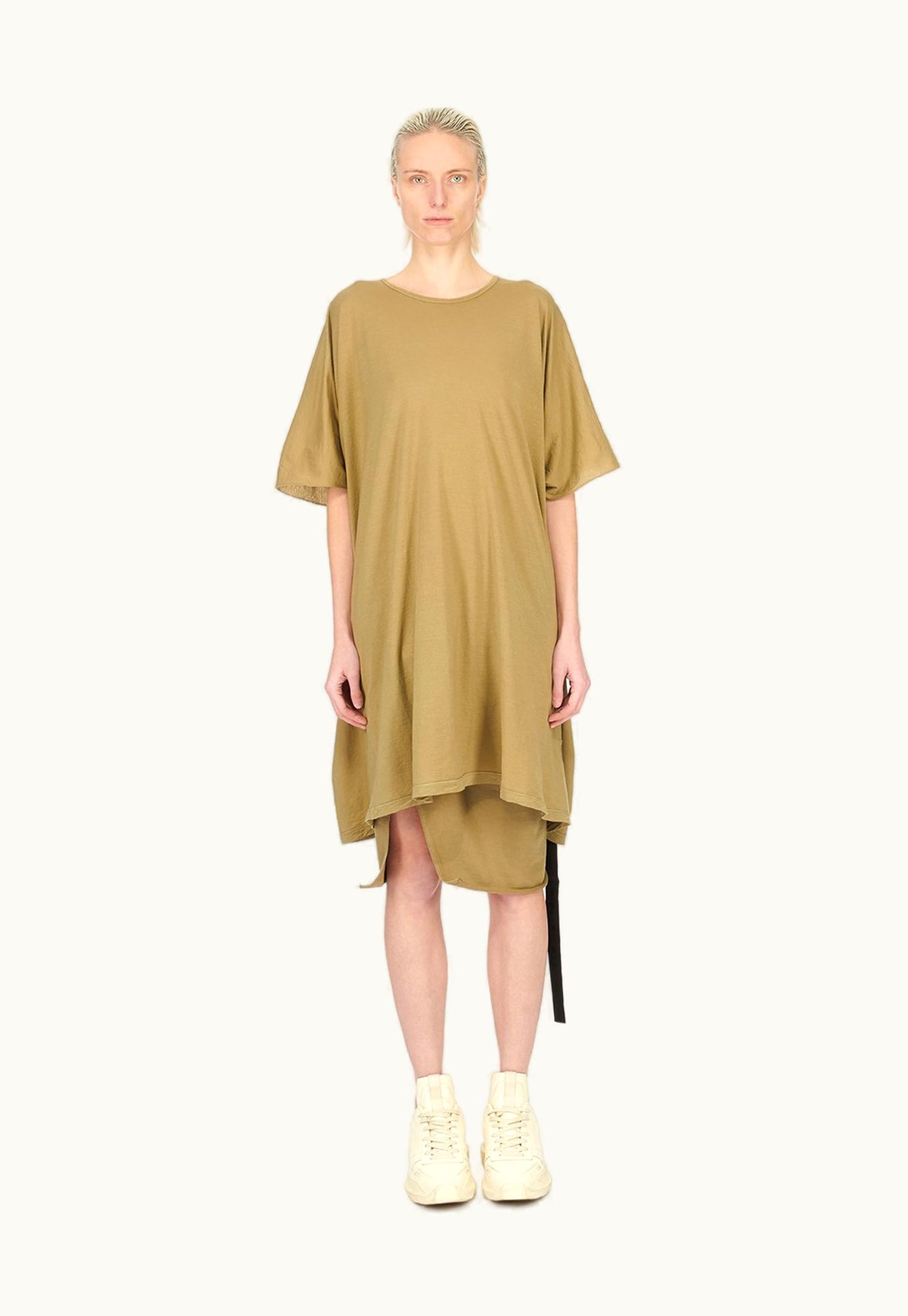 Rick Owens Rick Owens DRKSHDW FW23 Luxor Minerva T Organic Cotton Gauze Jersey Top Pale Green