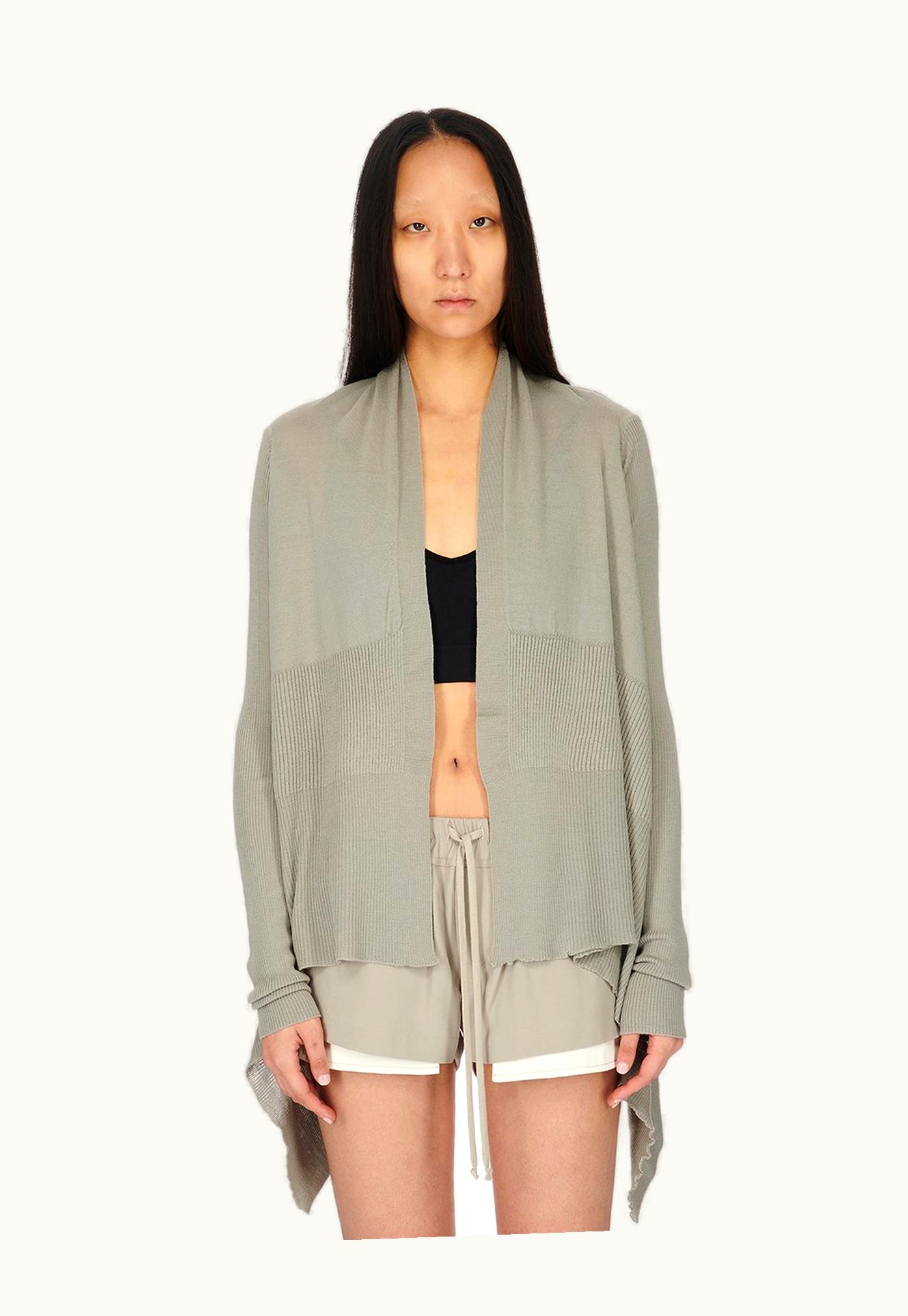 Rick Owens Rick Owens FW23 Luxor Medium Wrap In Pearl Lightweight Rasato Knit