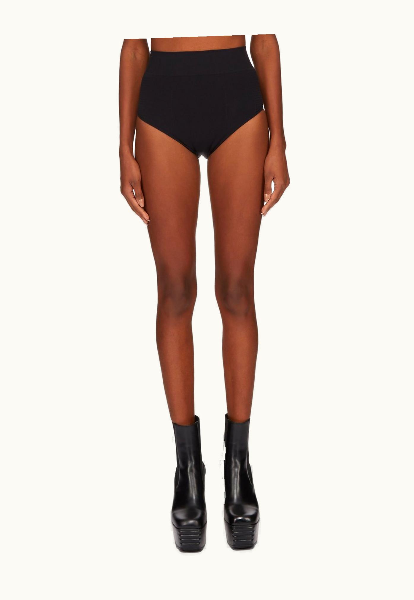 Rick Owens Rick Owens FW23 Luxor Panties In Black Active Knit