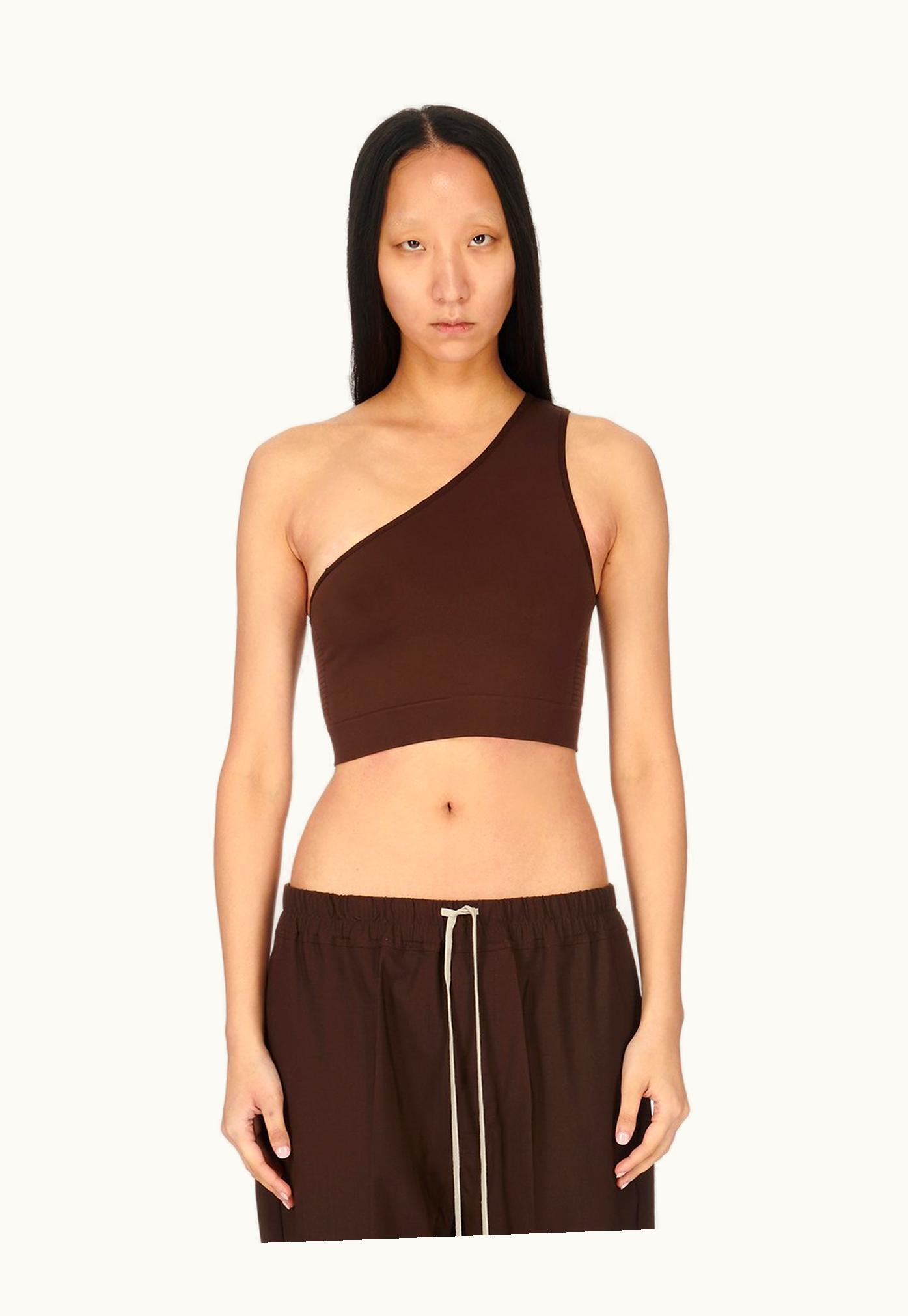Rick Owens Rick Owens FW23 Luxor Athena Bra In Brown Active Knit