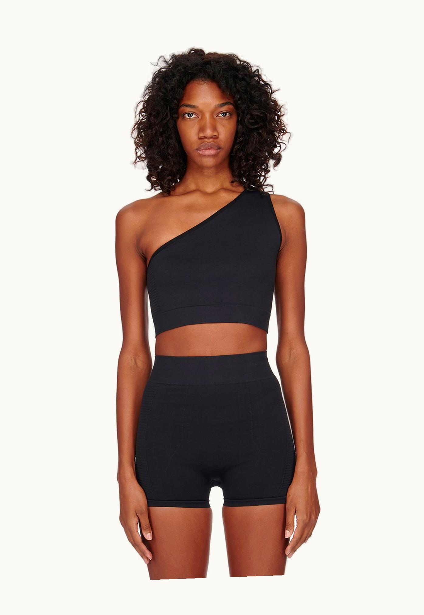 Rick Owens Rick Owens FW23 Luxor Athena Bra In Black Active Knit