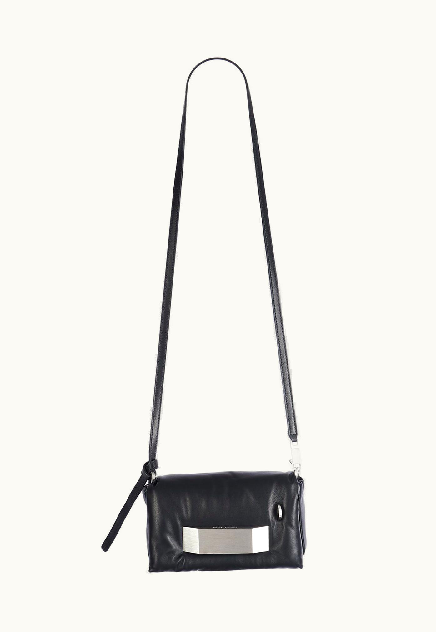 Rick Owens Rick Owens SS24 Lido Pillow Griffin In Black Peached Lamb Skin