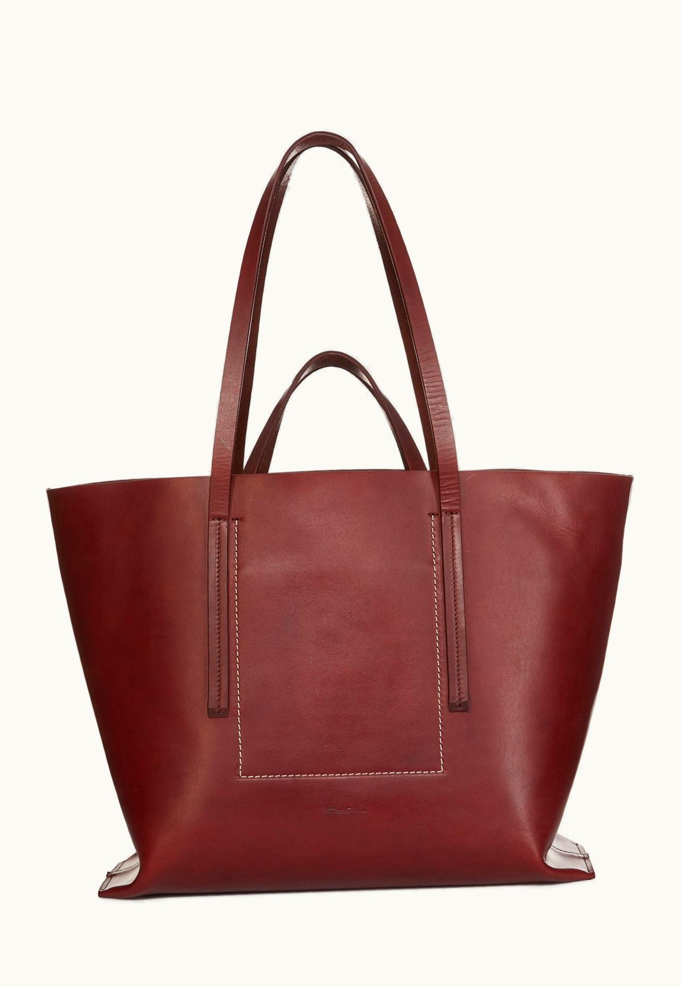 Rick Owens Rick Owens SS24 Lido Shopper In Henna Groppone Cow Leather