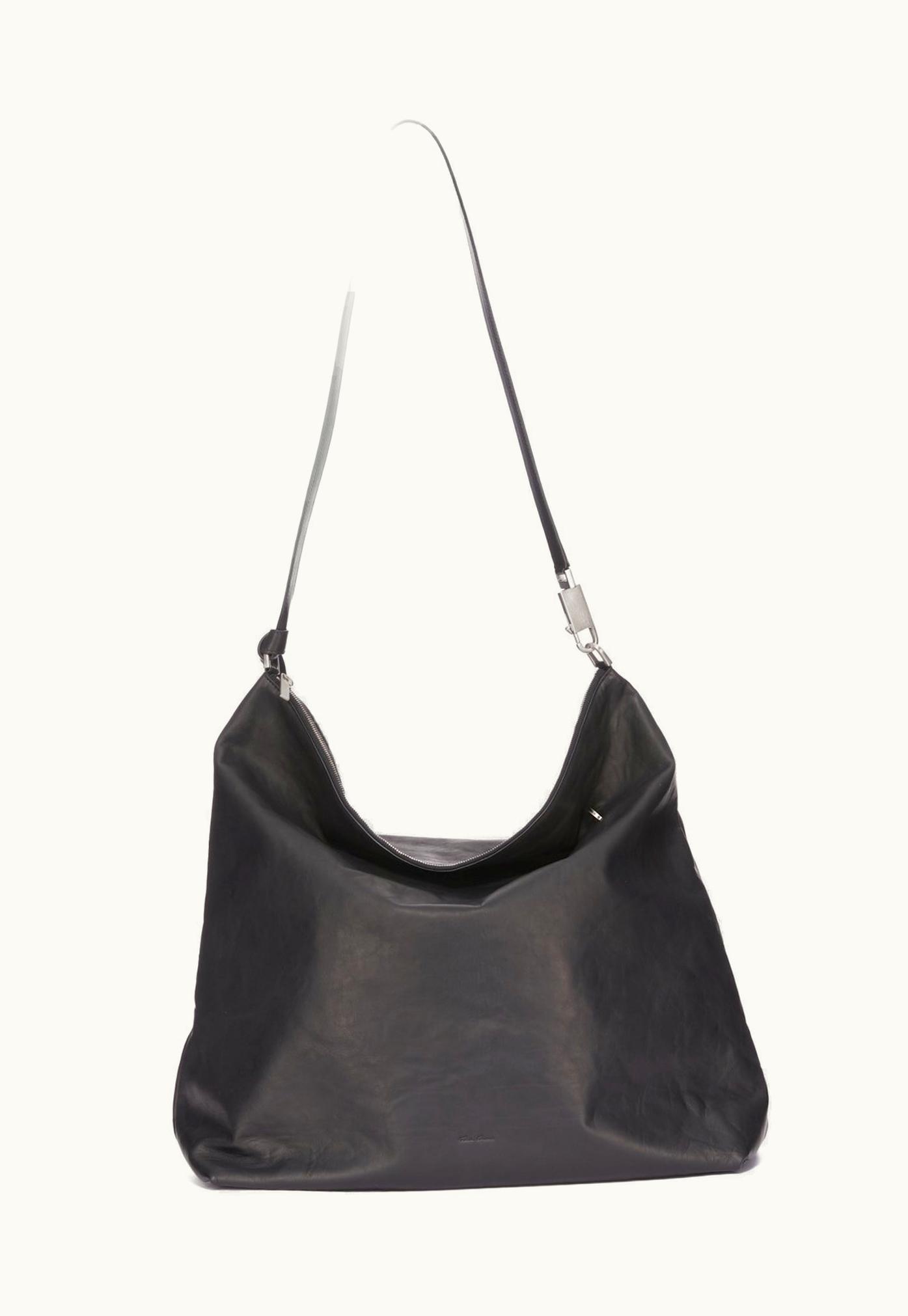 Rick Owens Rick Owens SS24 Lido Balloon In Black Oily Calf