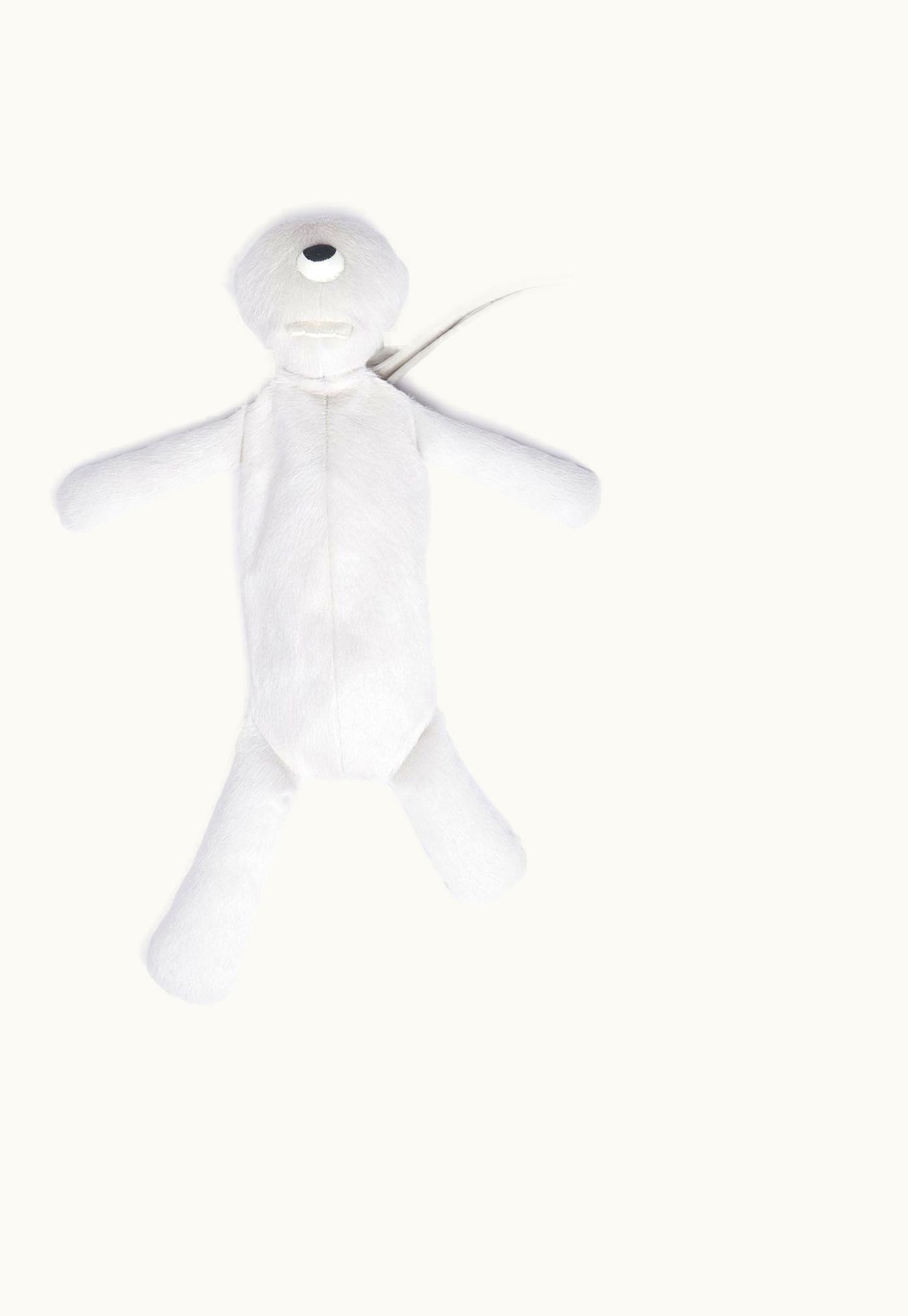 Rick Owens Rick Owens Hun Cyclop In Chalk White Calf Leather