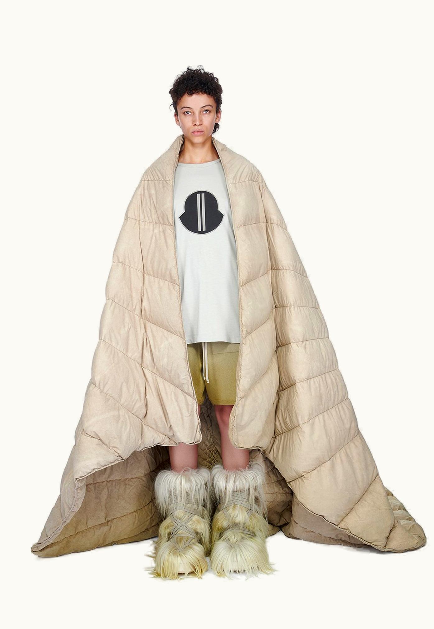 Rick Owens Moncler + Rick Owens FW23 Radiance Quilt In Acid Degrade Nylon