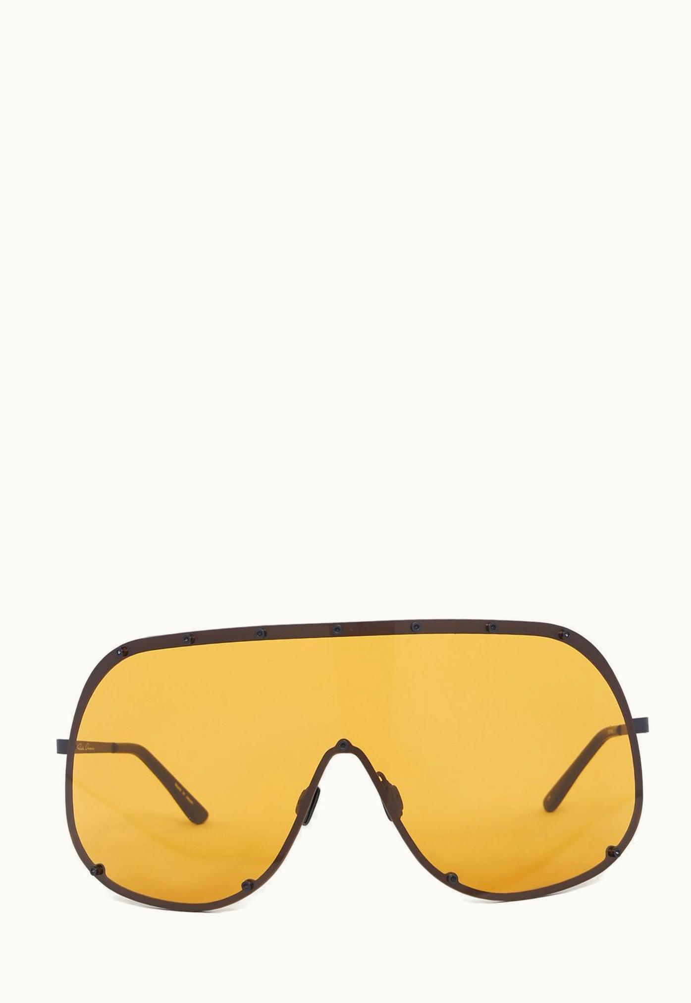 Rick Owens Rick Owens Shield Sunglasses - Stainless Steel Edition