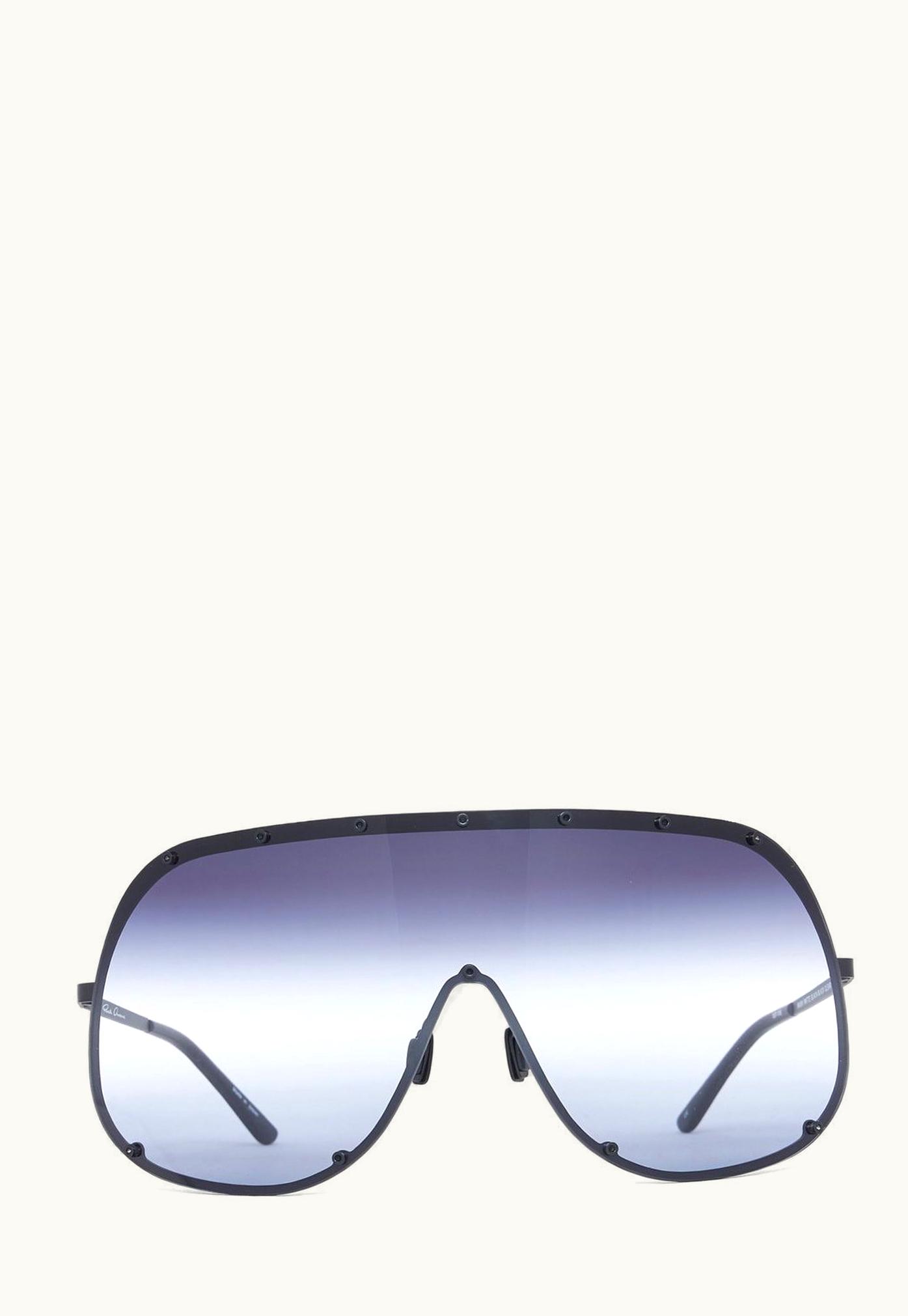 Rick Owens Rick Owens Shield Sunglasses RG0000006GBLKDE-09D