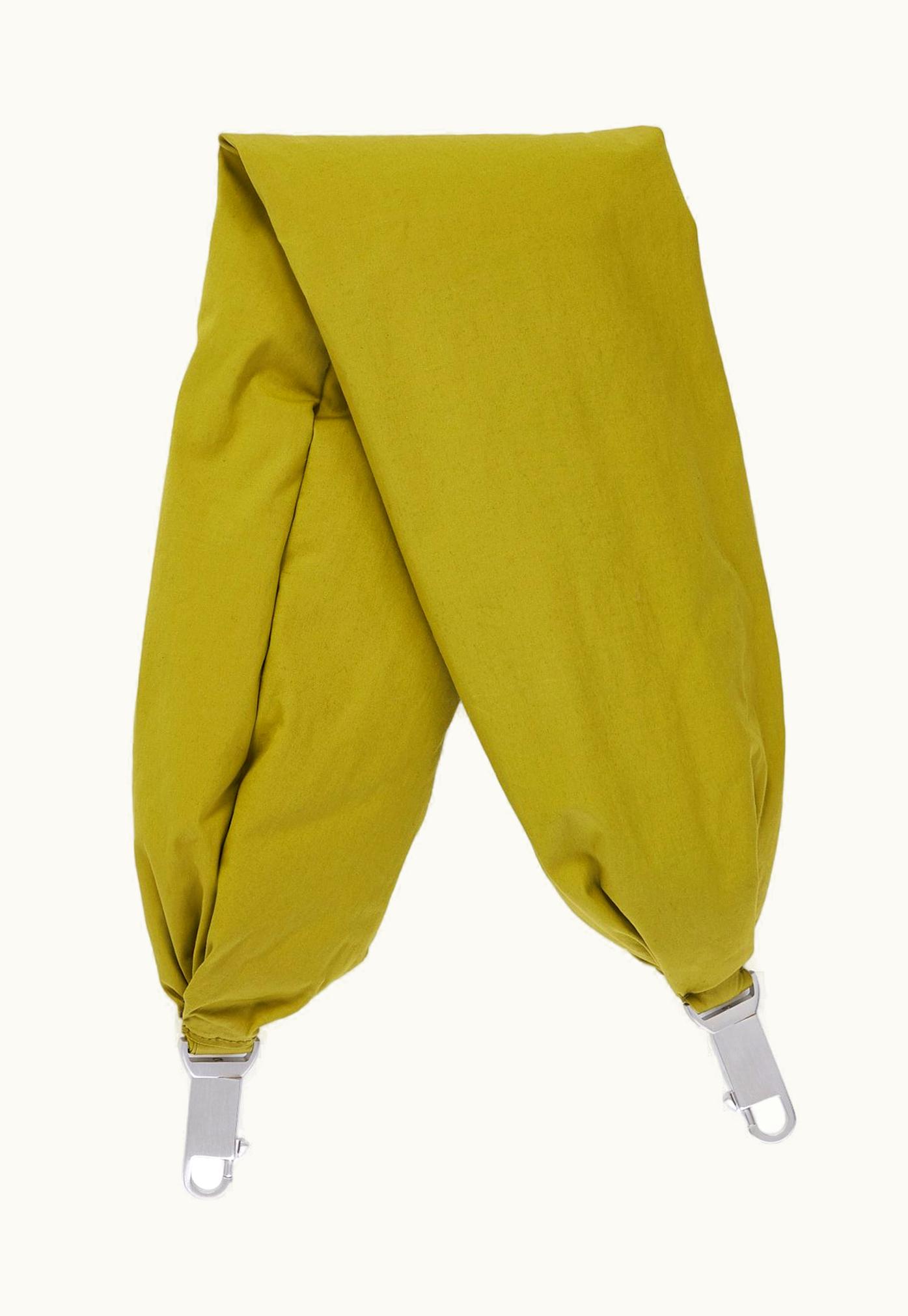 Rick Owens Rick Owens FW23 Luxor Sash In Acid Yellow Heavy Cotton Poplin