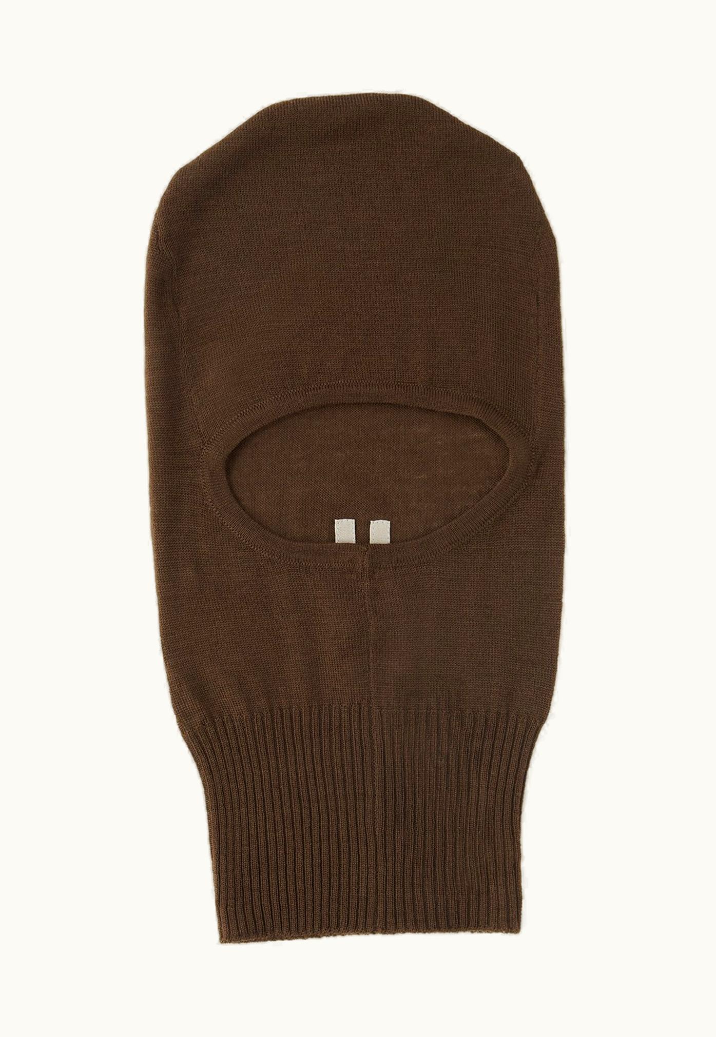 Rick Owens Rick Owens FW23 Luxor Skull Balaclava Brown