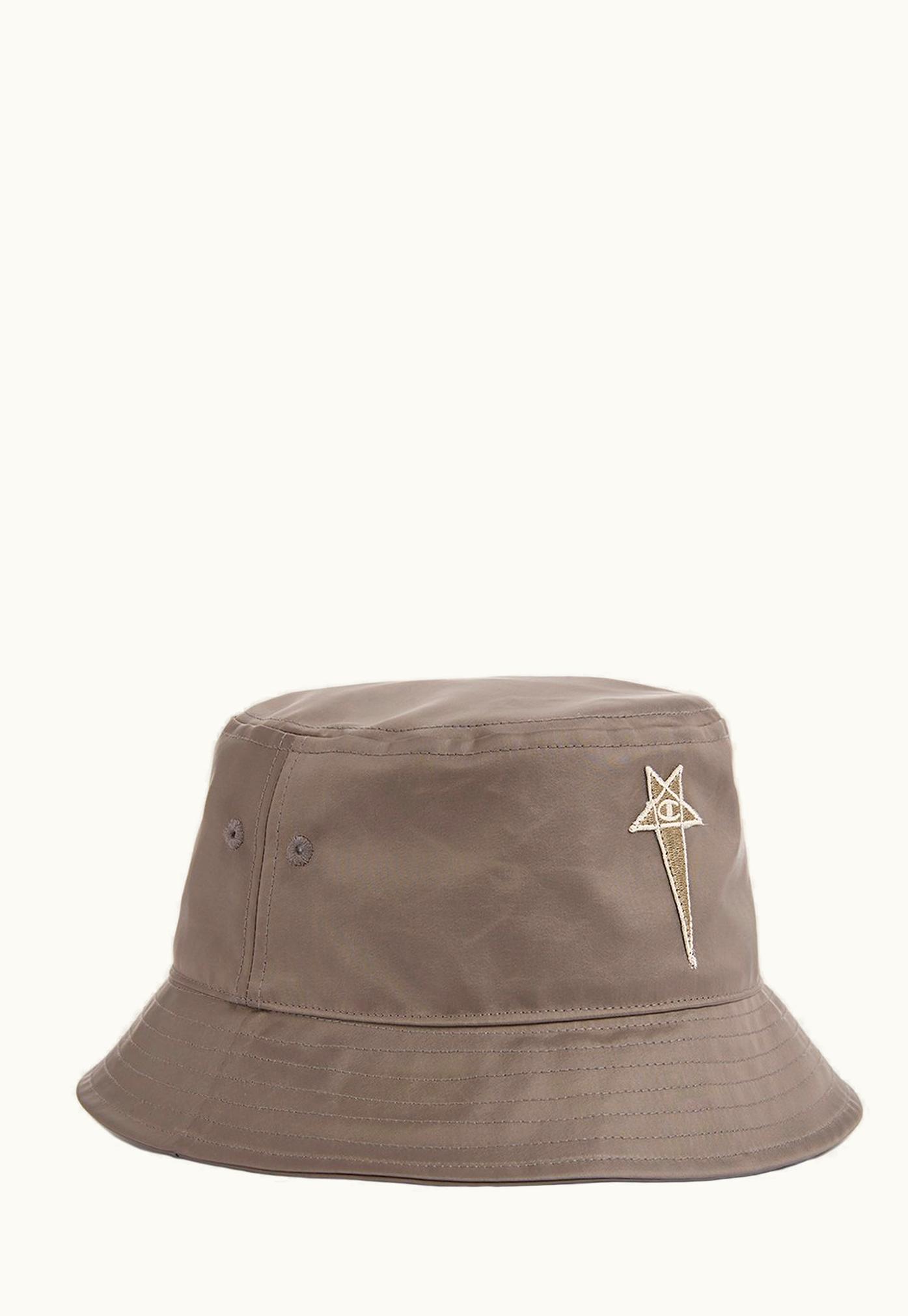 Rick Owens Champion X Rick Owens Gilligan Hat In Dust Recycled Nylon
