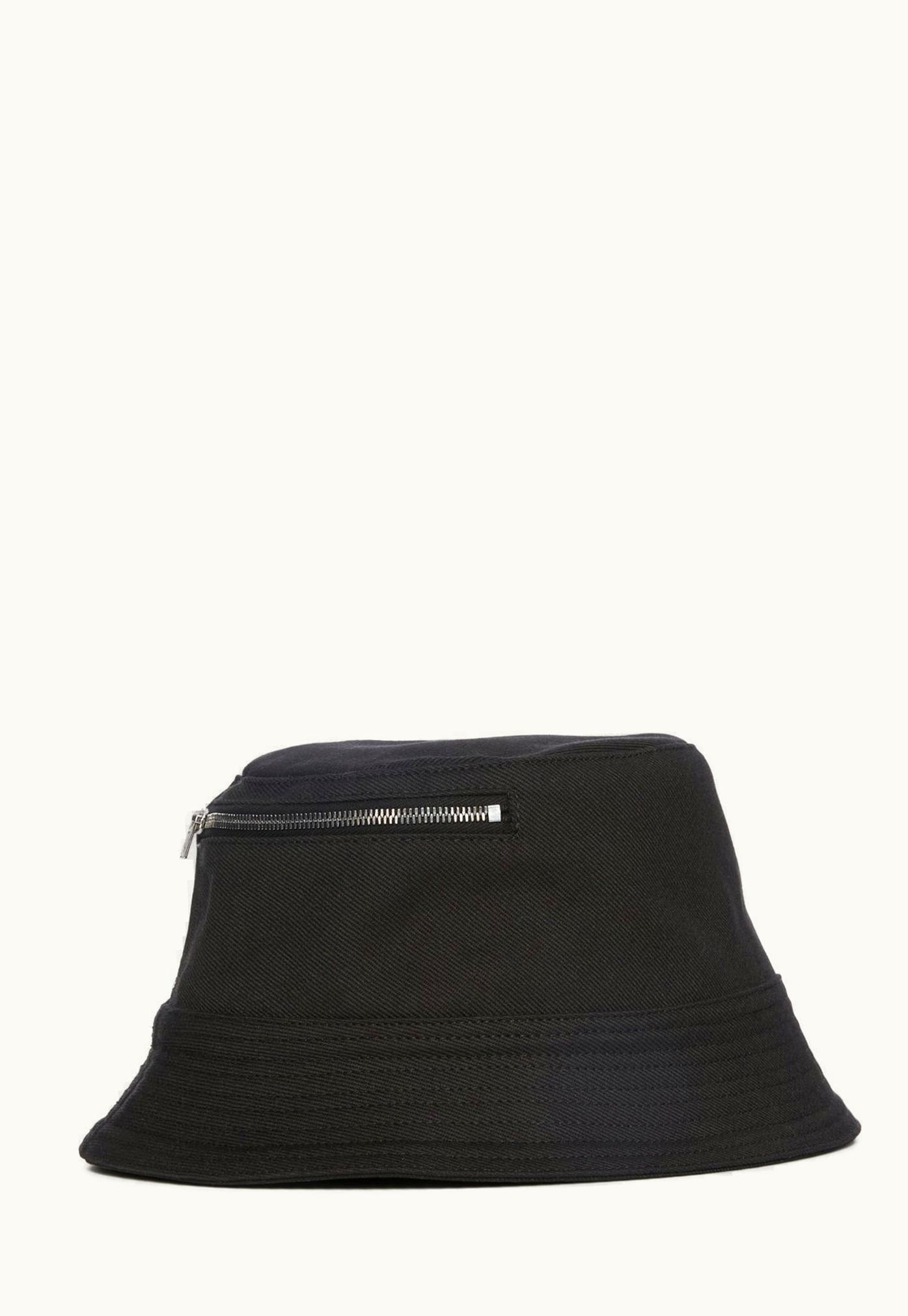Rick Owens Rick Owens DRKSHDW FW23 Luxor Pocket Gilligan Hat In Black 13oz Overdyed Denim