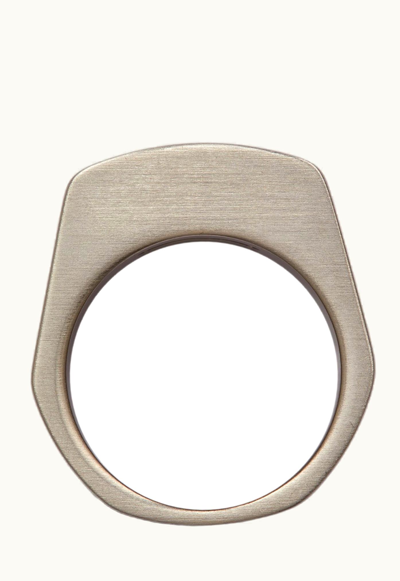 Rick Owens Rick Owens SS24 Lido Thumb Grill Ring In Brass