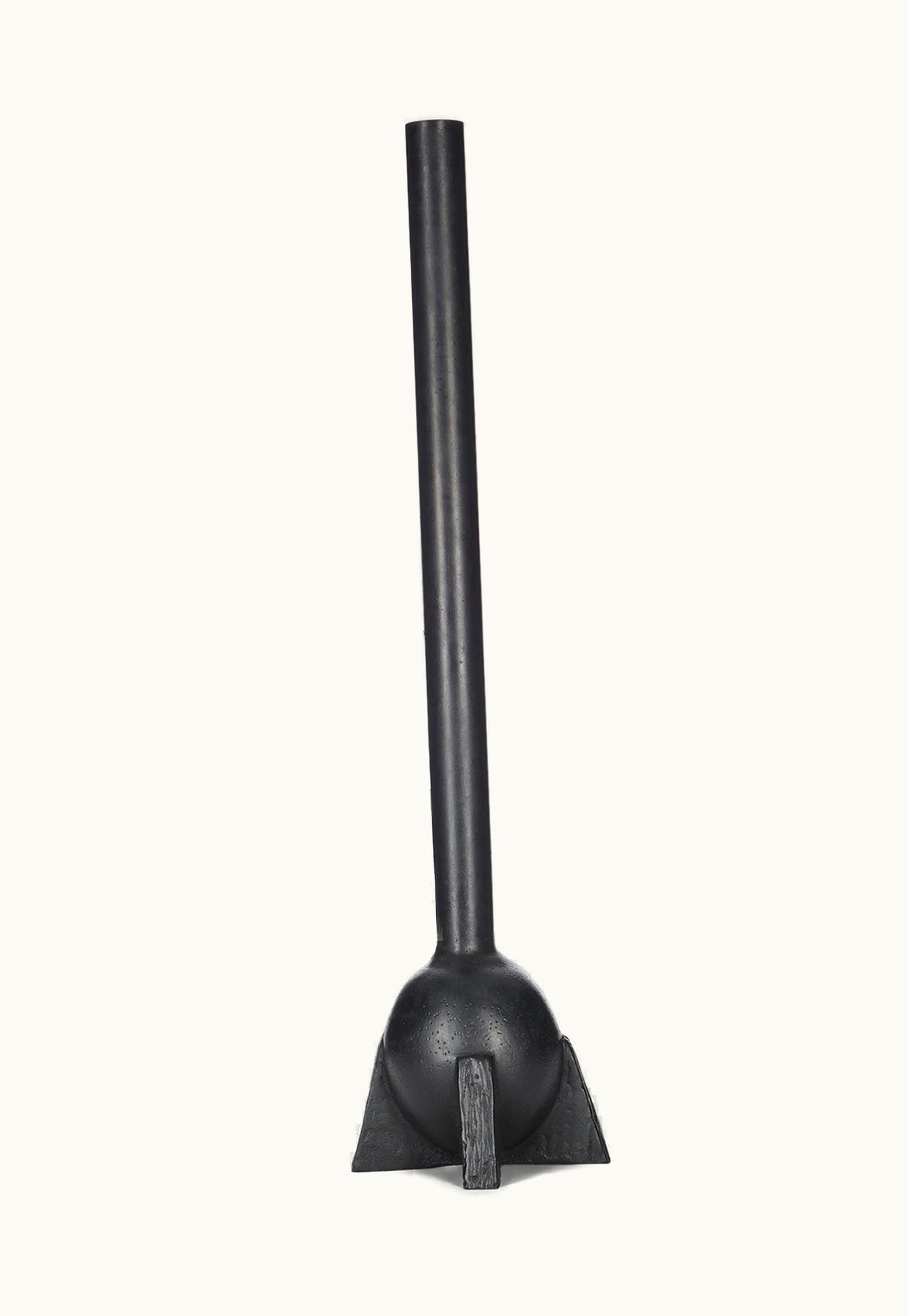 Rick Owens Rick Owens Swan Neck Vase In Black Bronze