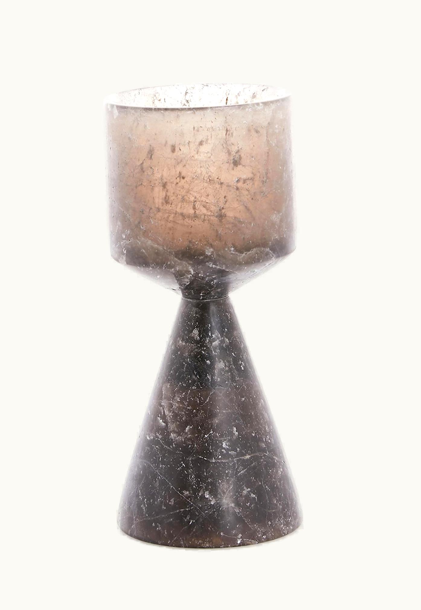 Rick Owens Rick Owens Chalice In Black Rock Crystal