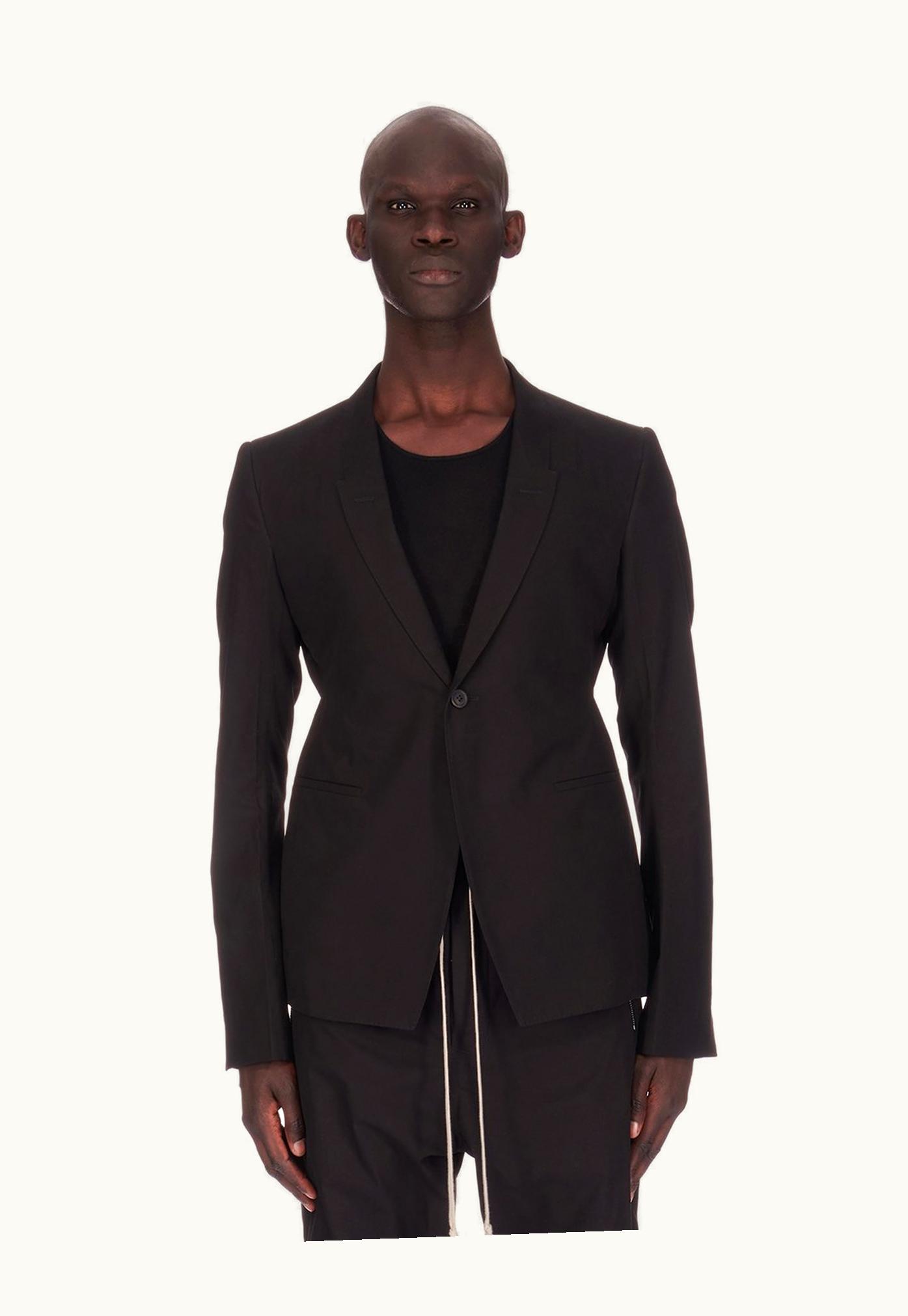 Rick Owens Rick Owens SS24 Lido 73cms Soft In Black Cotton Poplin