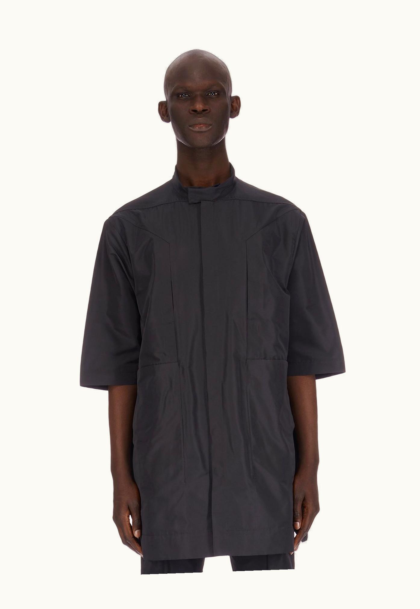 Rick Owens Rick Owens SS24 Lido Edfu Magnum In Black Kinetix Faille