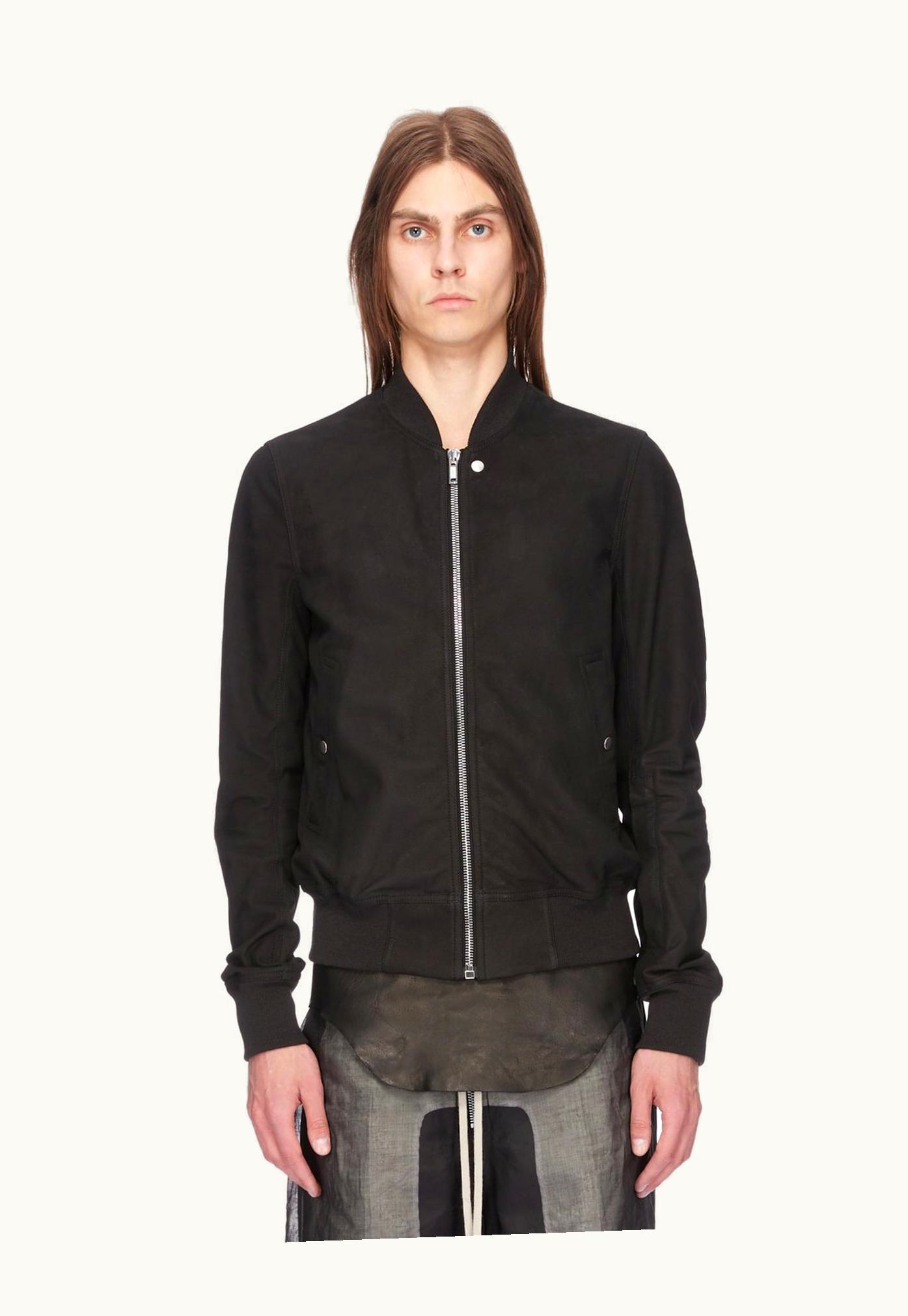 Rick Owens Rick Owens SS24 Lido Classic Flight In Black Grainy Nubuck