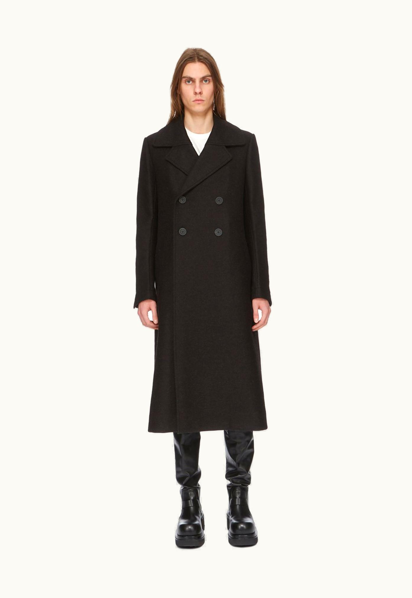 Rick Owens Rick Owens FW23 Luxor New Bell Coat In Compact Wool Felt