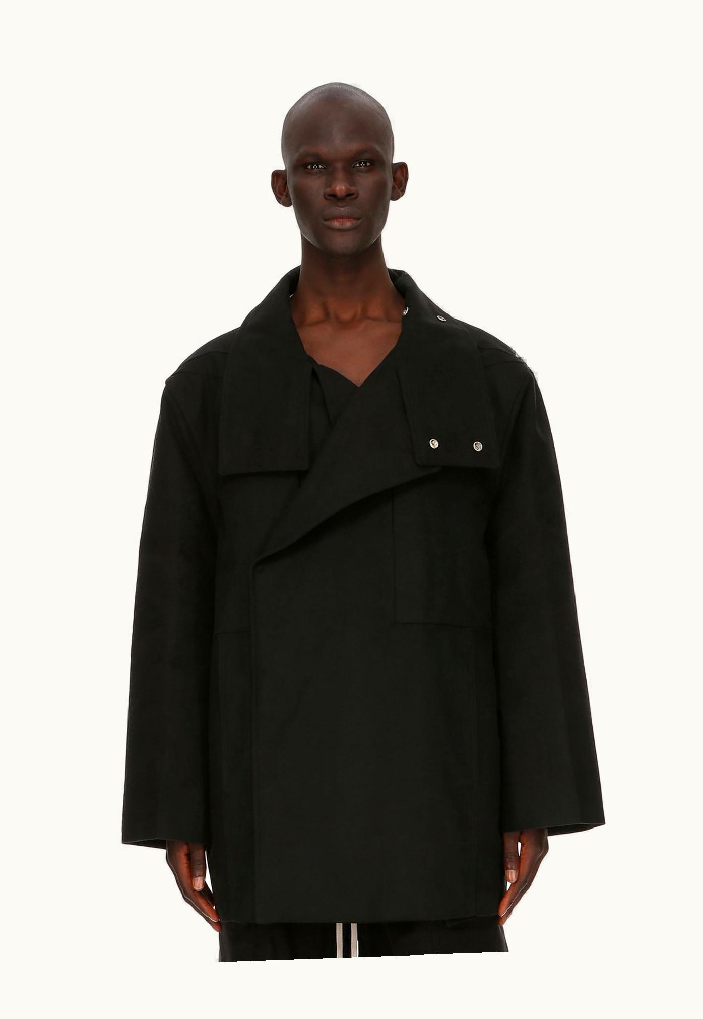 Rick Owens Rick Owens FW23 Luxor Jumbo Poncho Drella In Heavy Moleskin