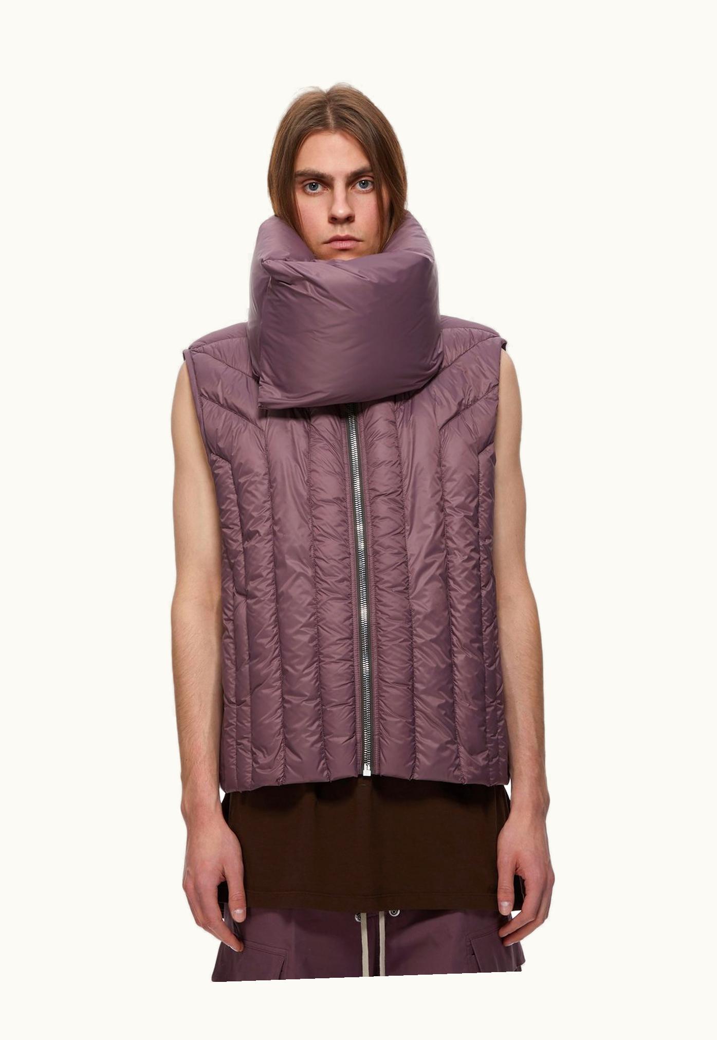 Rick Owens Rick Owens FW23 Luxor Vest Liner In Amethyst Recycled Nylon