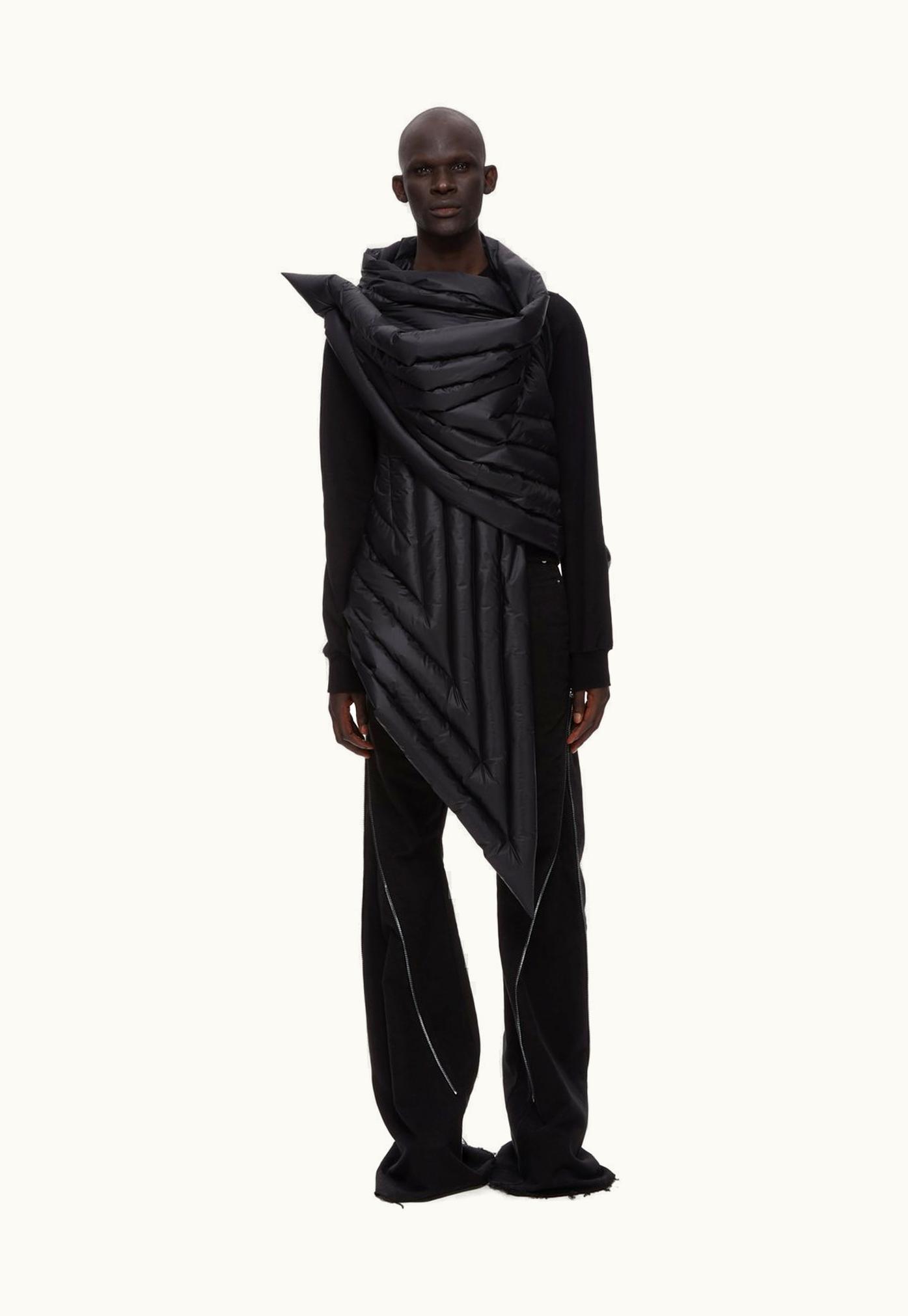Rick Owens Rick Owens FW23 Luxor Gleam Vest In Black Recycled Nylon