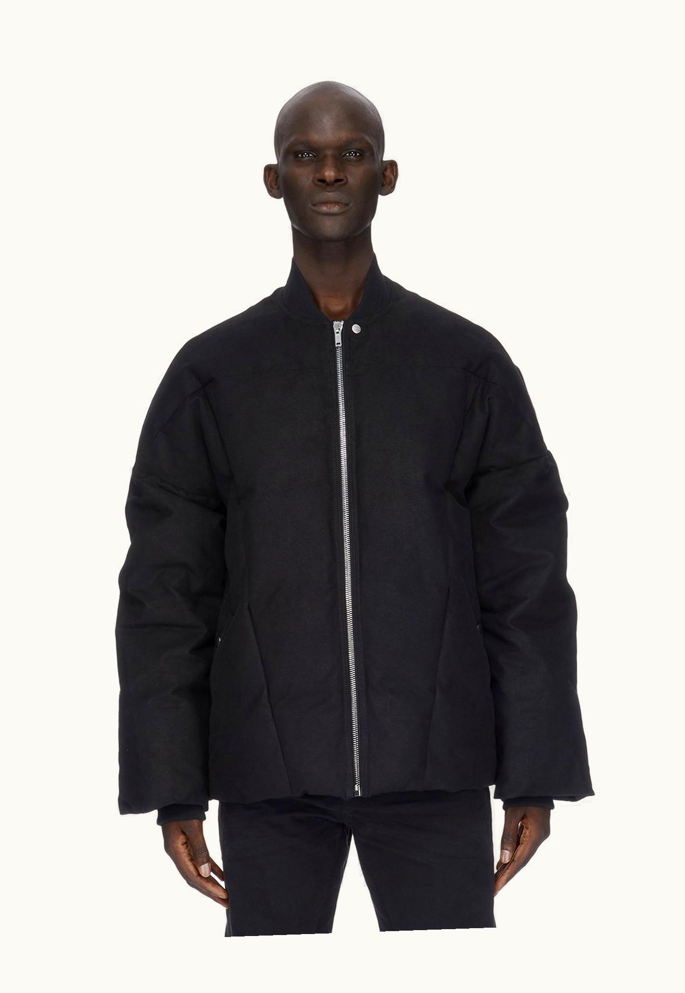 Rick Owens Rick Owens FW23 Luxor Flight Jkt In Black Heavy Moleskin