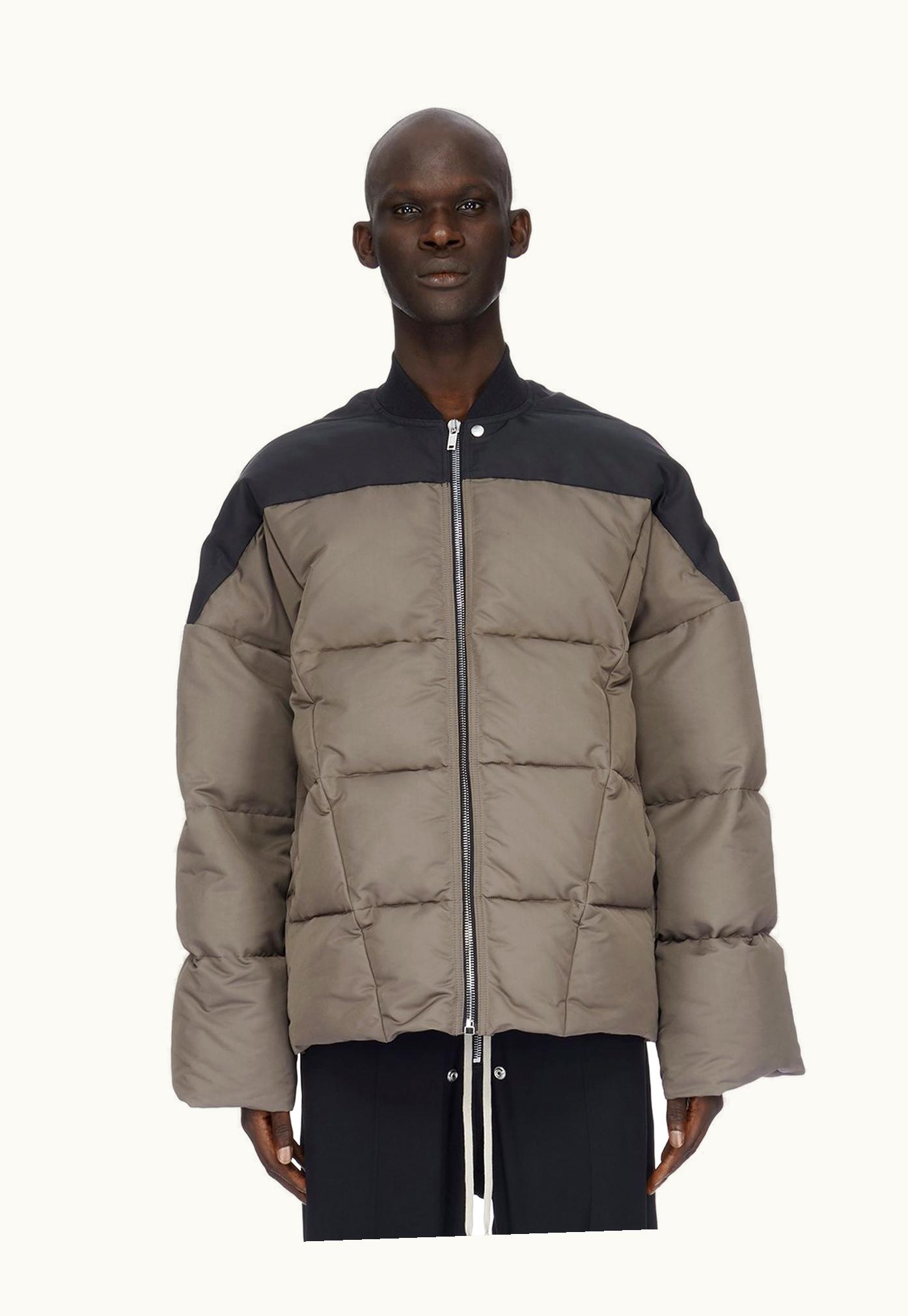 Rick Owens Rick Owens FW23 Luxor Flight Jkt In Black And Dust Tech Tela